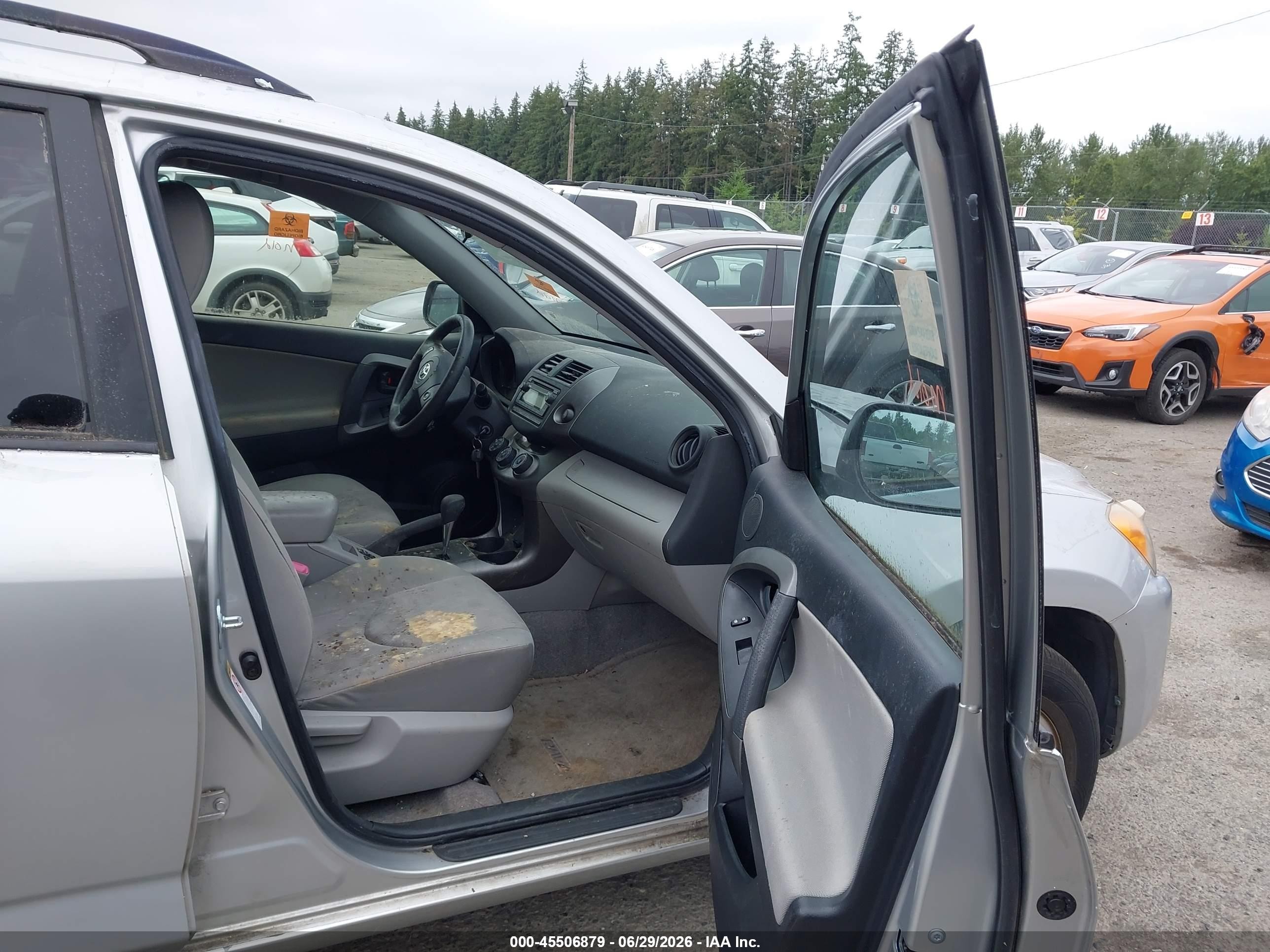 2012 Toyota Rav4 Base V6 Silver vin: JTMBK4DVXCD018812