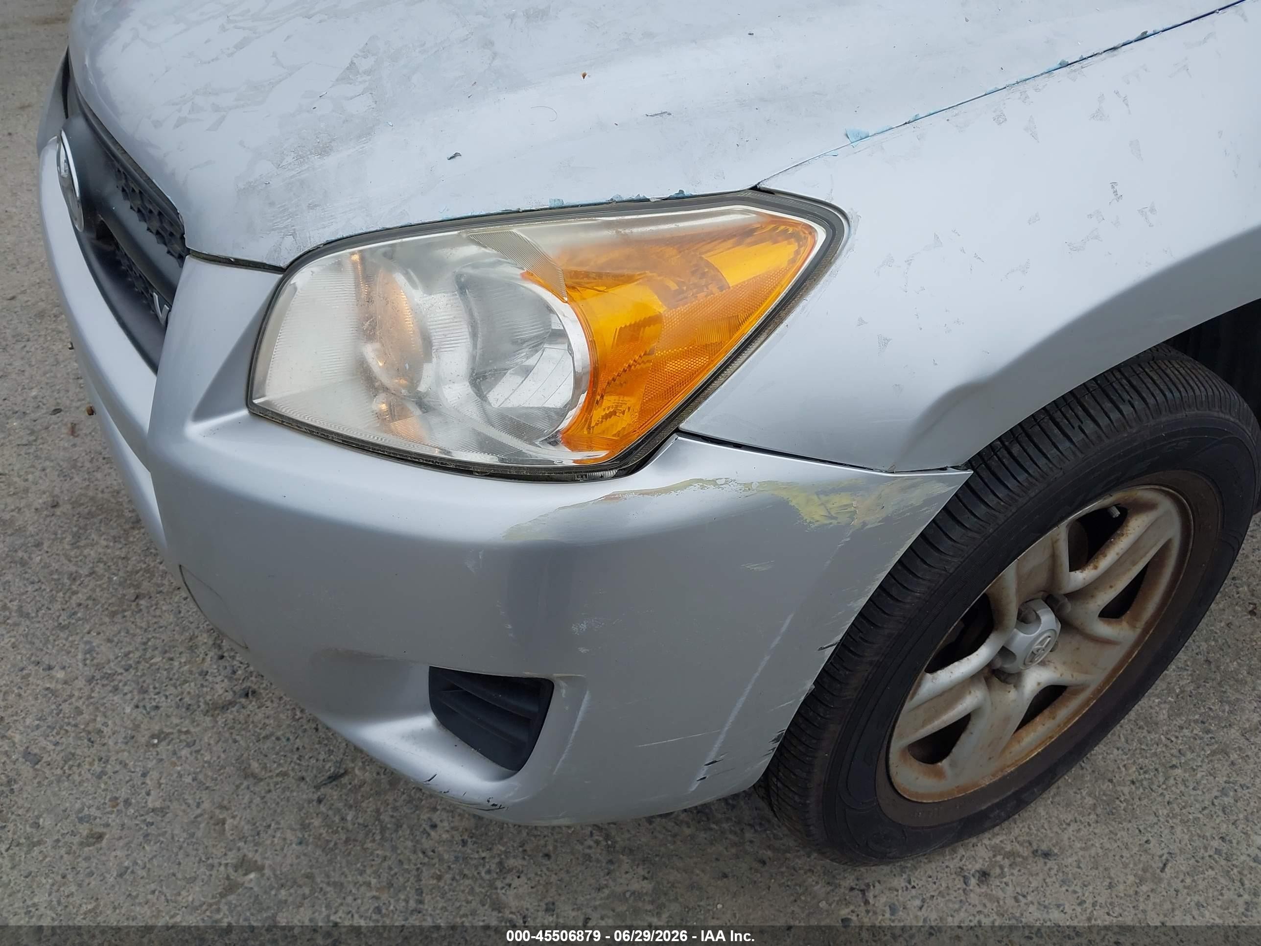 2012 Toyota Rav4 Base V6 Silver vin: JTMBK4DVXCD018812