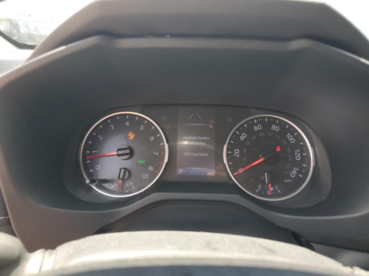 2021 Toyota Rav4 Xle Premium Charcoal vin: JTMC1RFV7MD062222 Damage: Warning - Collision Avoidance, On, Unacceptable