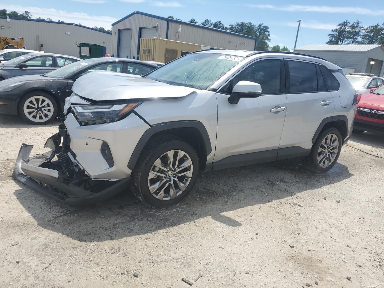 2024 Toyota Rav4 Xle Premium Silver vin: JTMC1RFV7RJ027091 Damage: Left Front Wheel Opening Mldg, Broken, Replacement Required