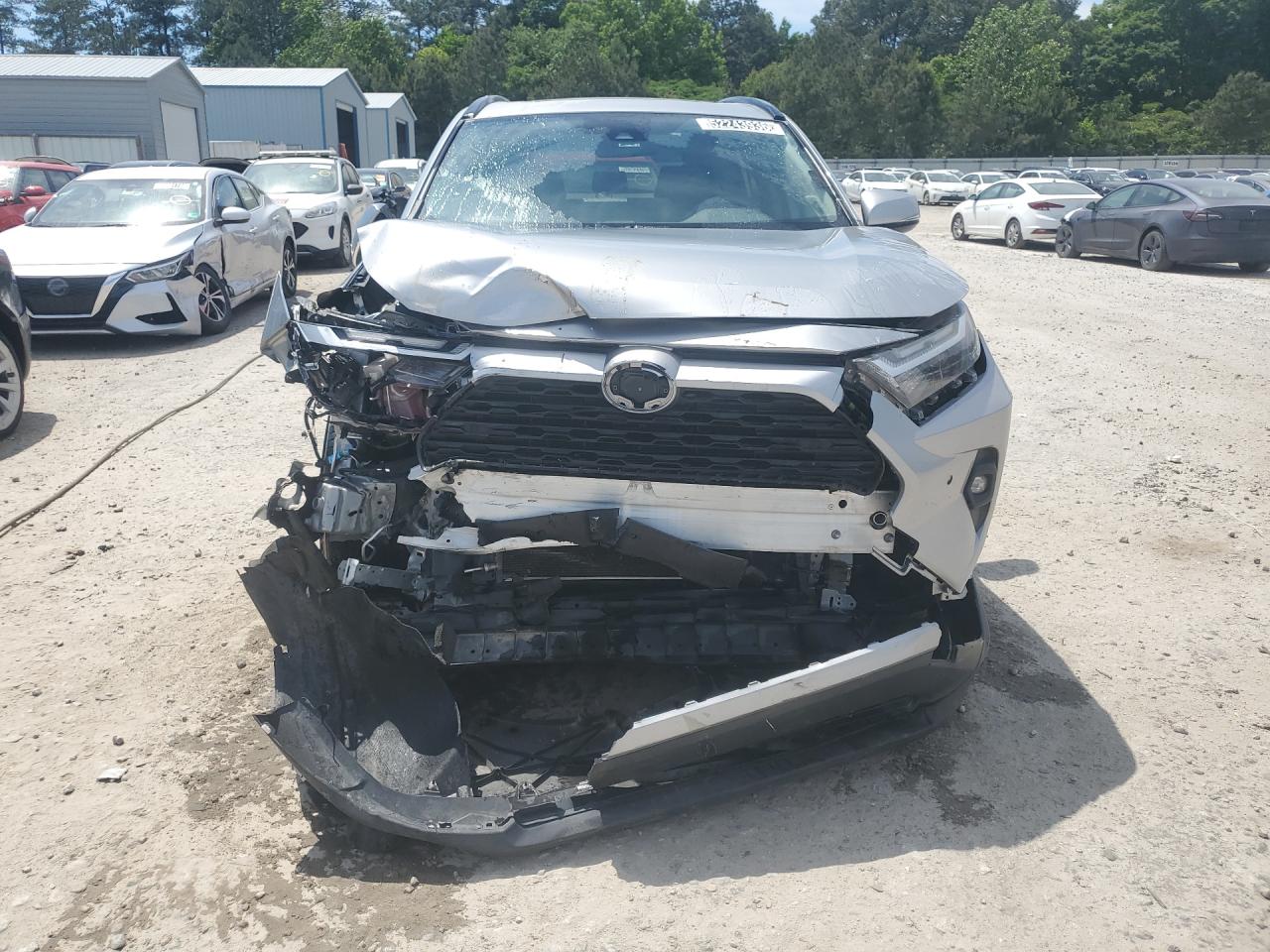 2024 Toyota Rav4 Xle Premium Silver vin: JTMC1RFV7RJ027091 Damage: Front Bumper Molding, Broken, Replacement Required