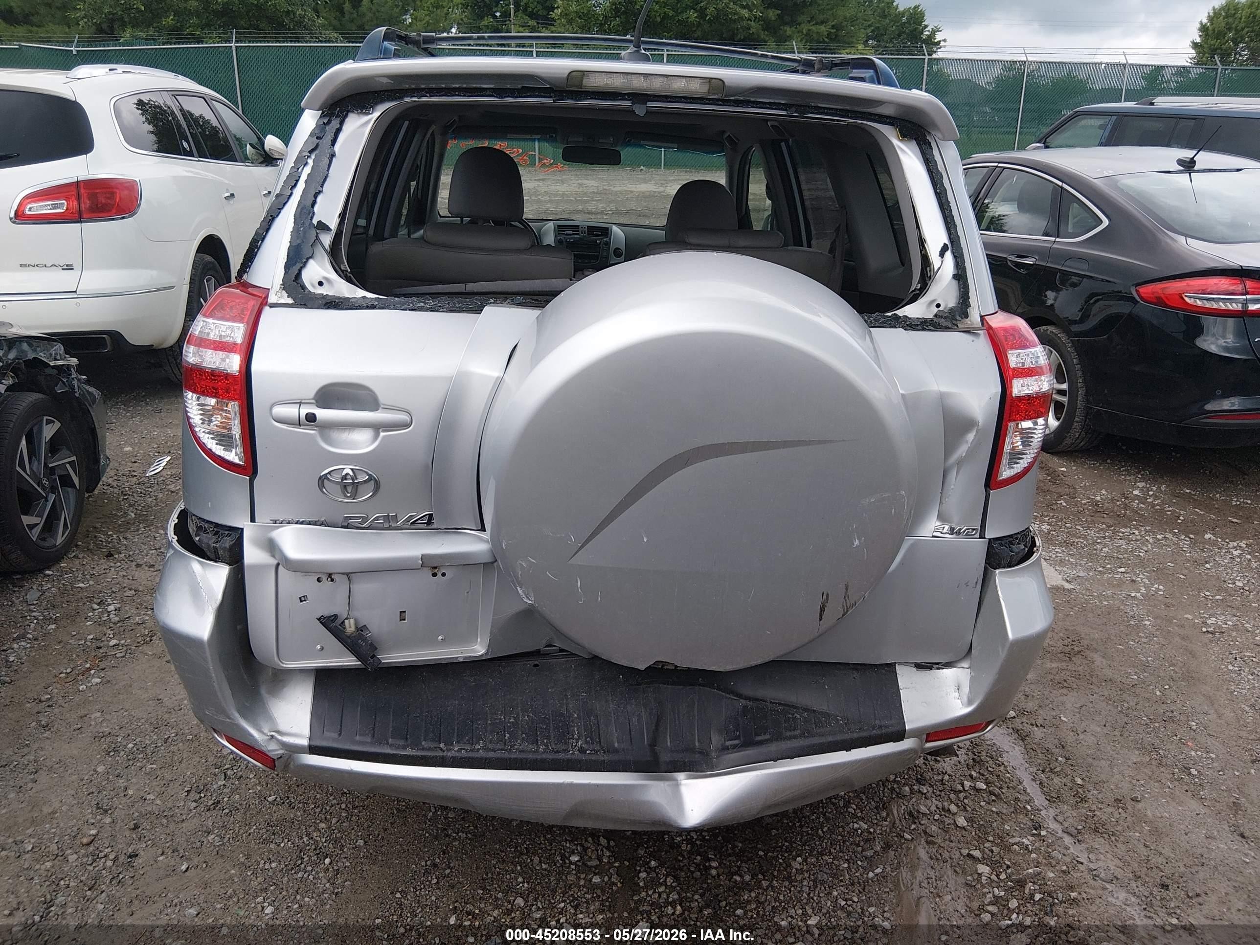 2010 Toyota Rav4 Limited Silver vin: JTMDF4DV1A5034580