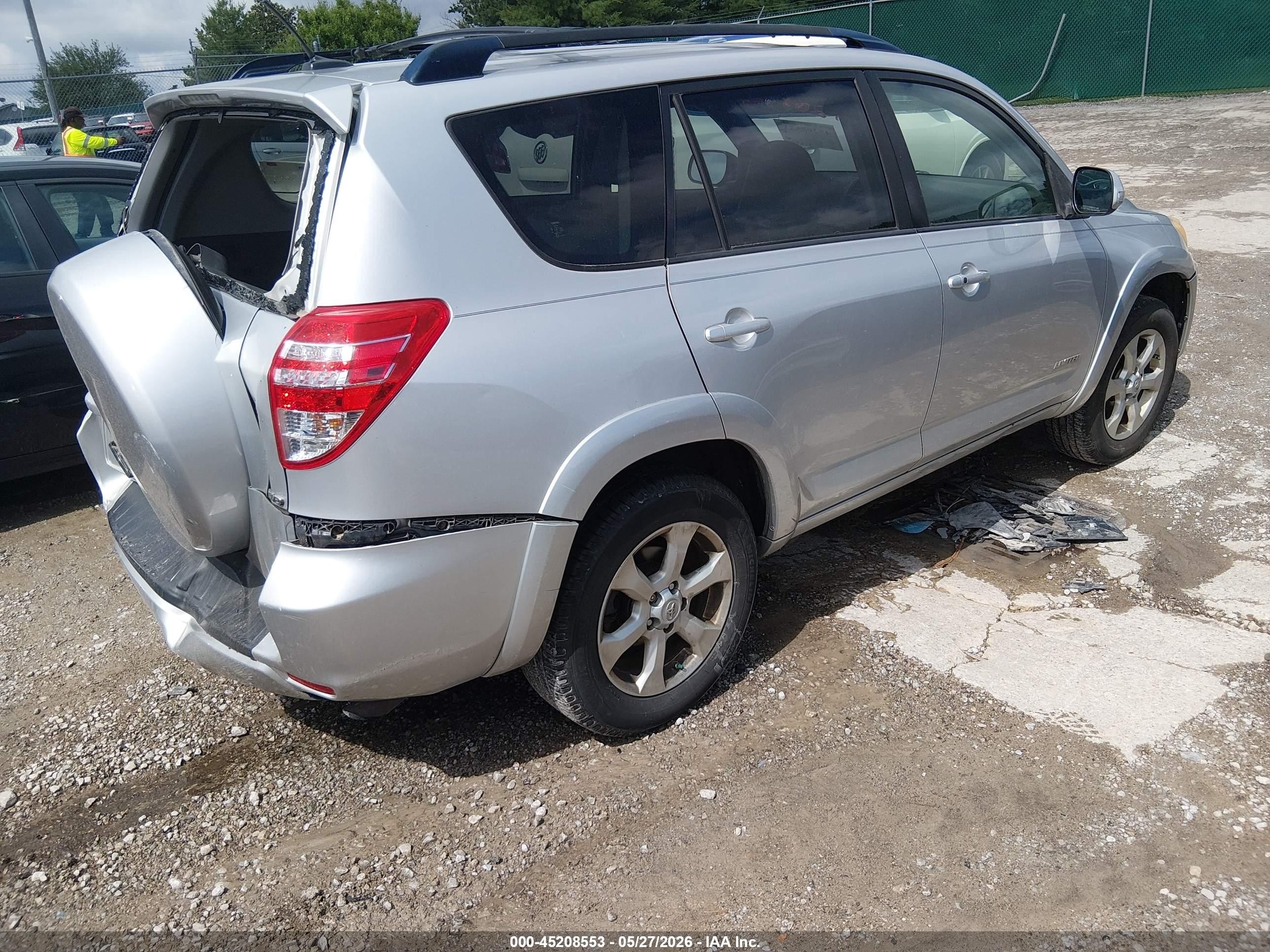 2010 Toyota Rav4 Limited Silver vin: JTMDF4DV1A5034580