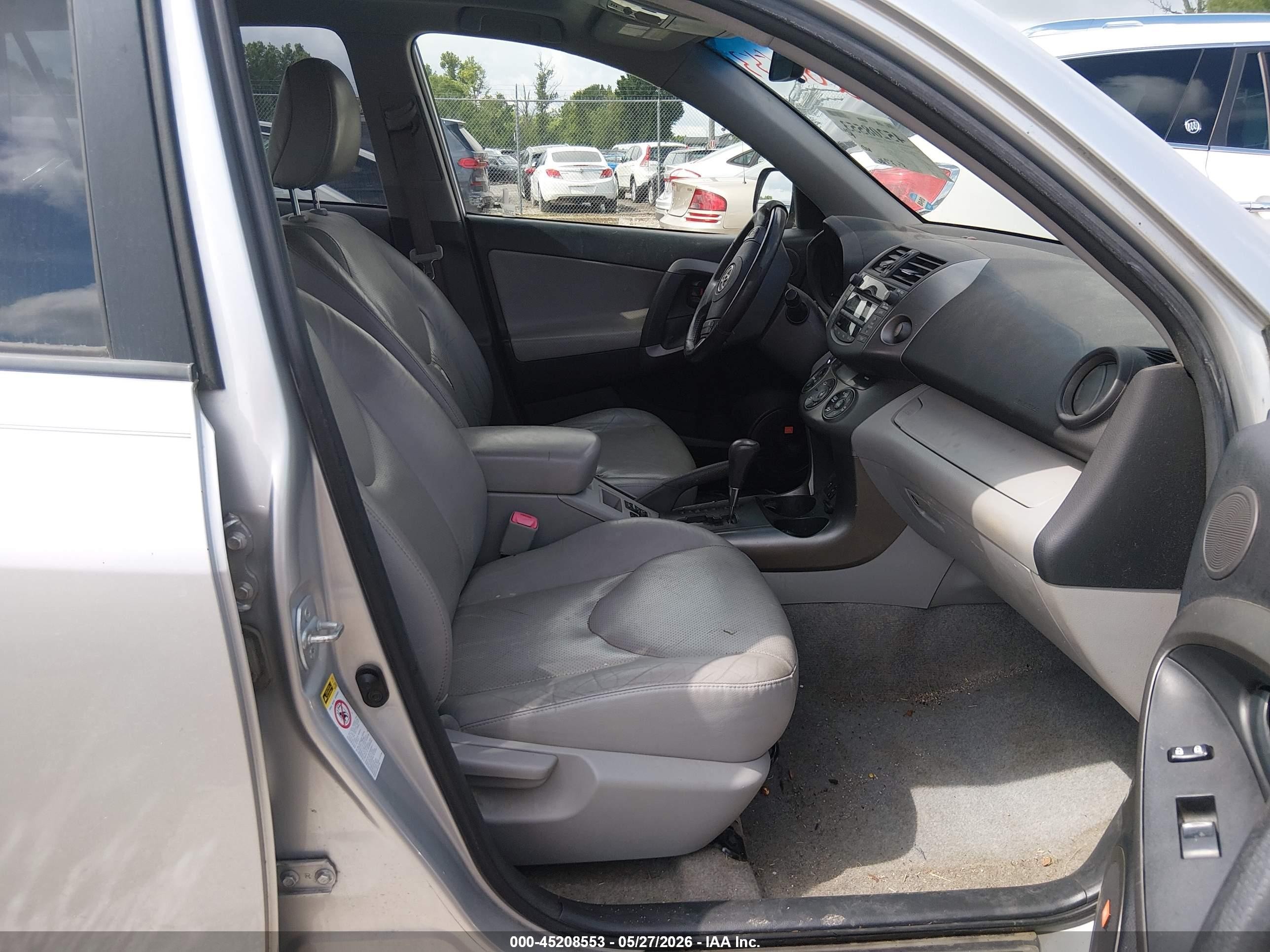2010 Toyota Rav4 Limited Silver vin: JTMDF4DV1A5034580