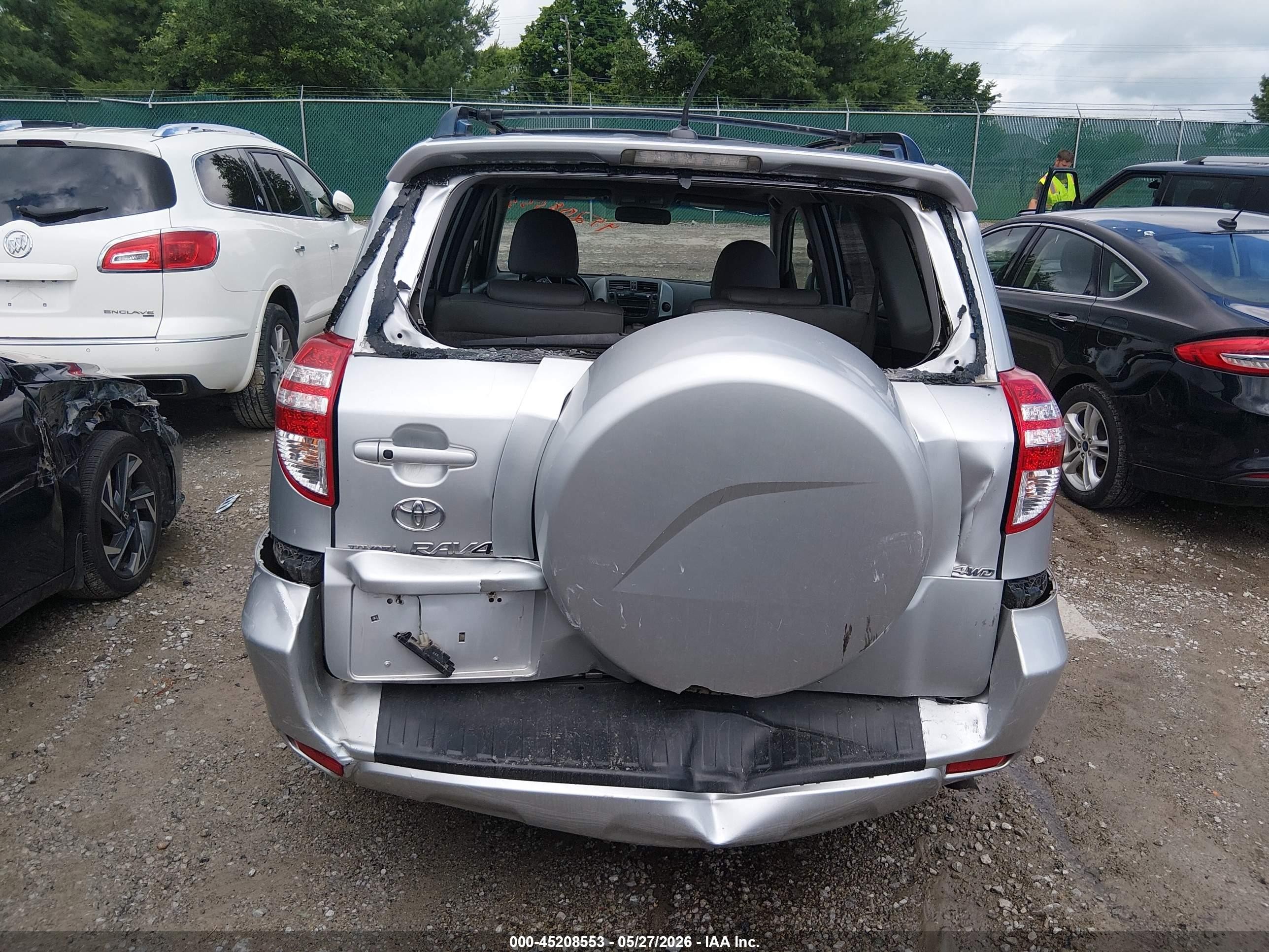 2010 Toyota Rav4 Limited Silver vin: JTMDF4DV1A5034580
