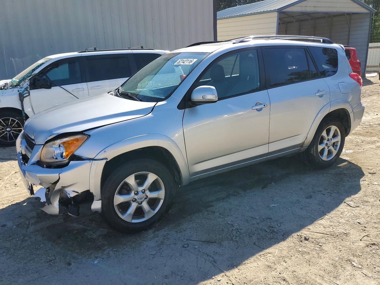 2011 Toyota Rav4 Limited Silver vin: JTMDF4DV1BD041942