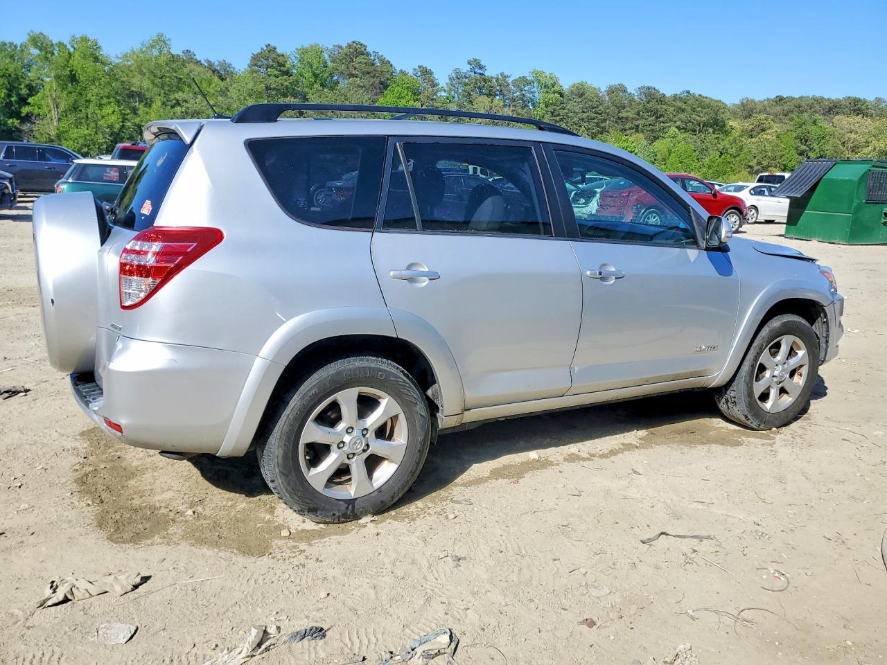 2011 Toyota Rav4 Limited Silver vin: JTMDF4DV1BD041942