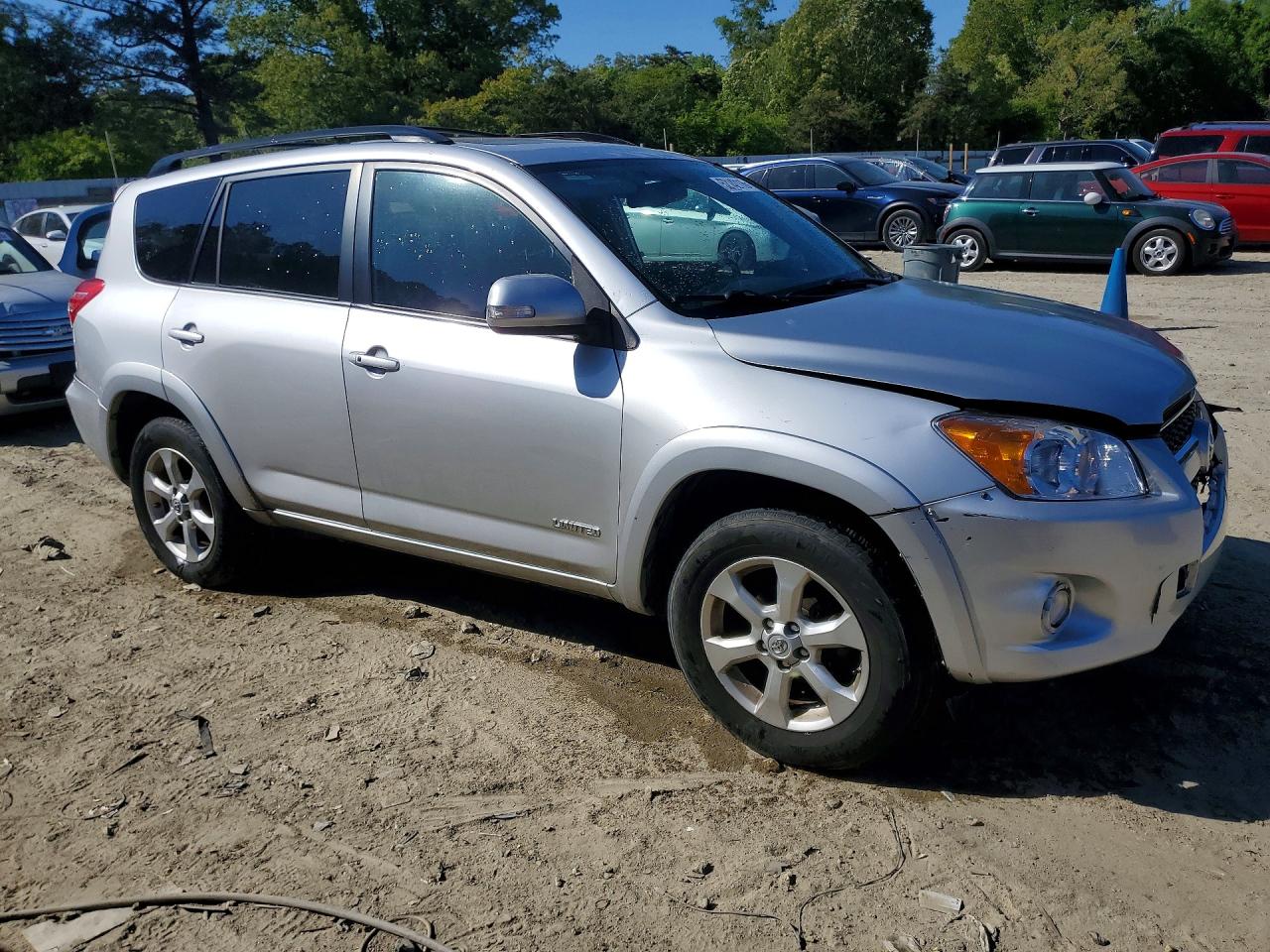 2011 Toyota Rav4 Limited Silver vin: JTMDF4DV1BD041942