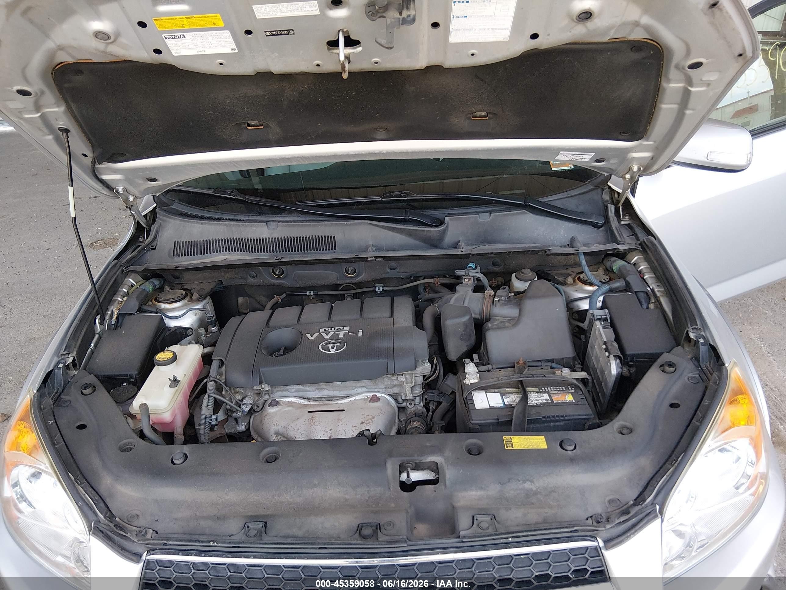 2010 Toyota Rav4 Limited Silver vin: JTMDF4DV2A5021336