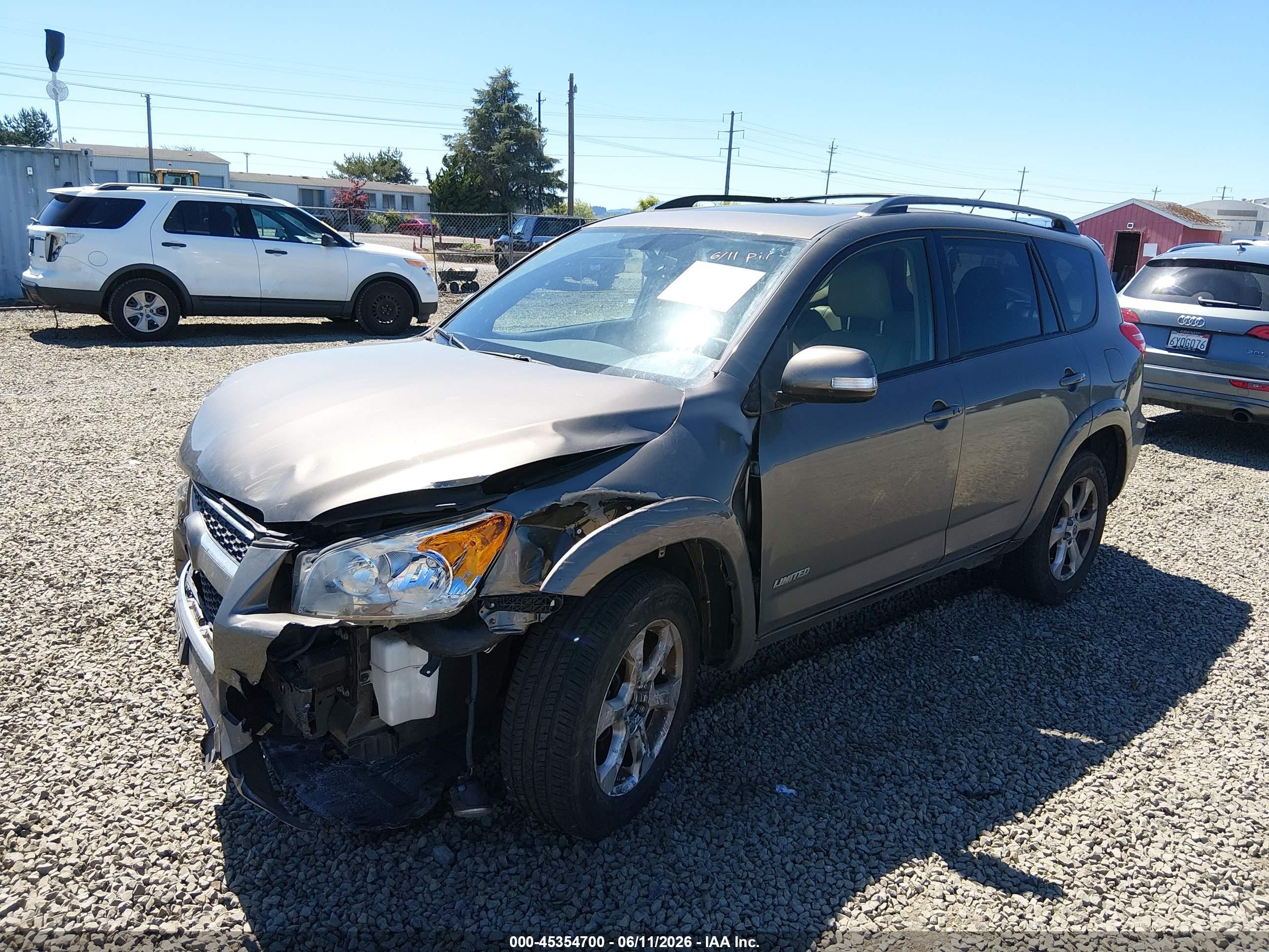 2012 Toyota Rav4 Limited Brown vin: JTMDF4DV2C5053951