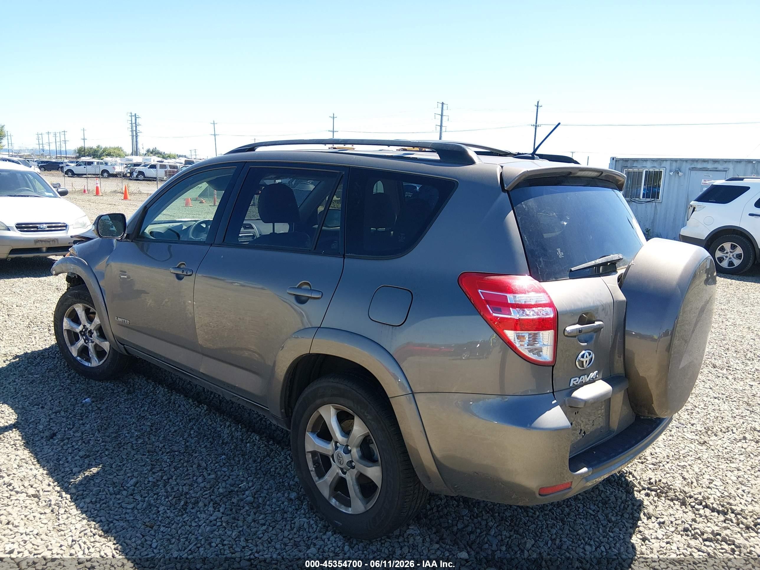 2012 Toyota Rav4 Limited Brown vin: JTMDF4DV2C5053951
