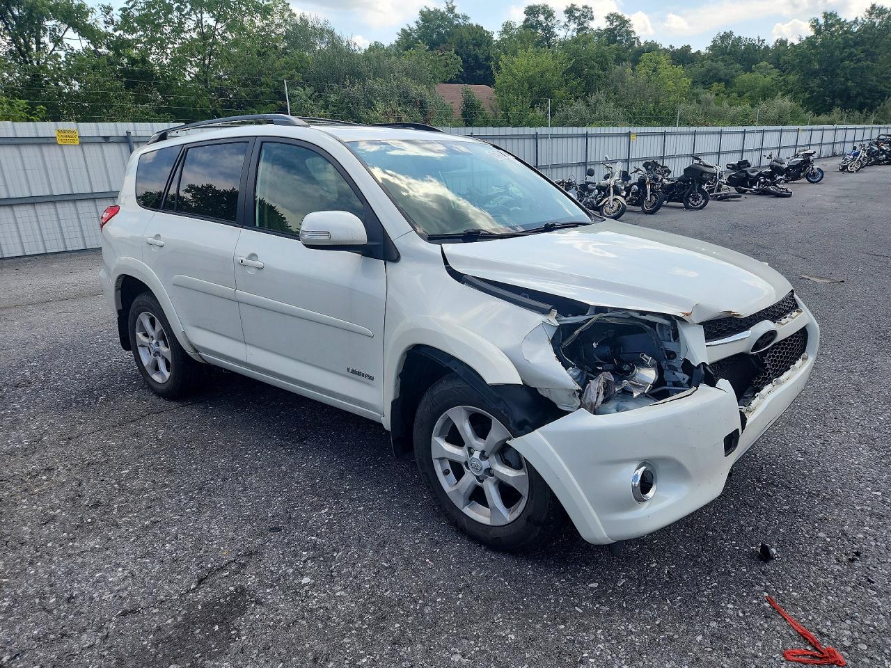 2010 Toyota Rav4 Limited Белый vin: JTMDF4DV3A5022396