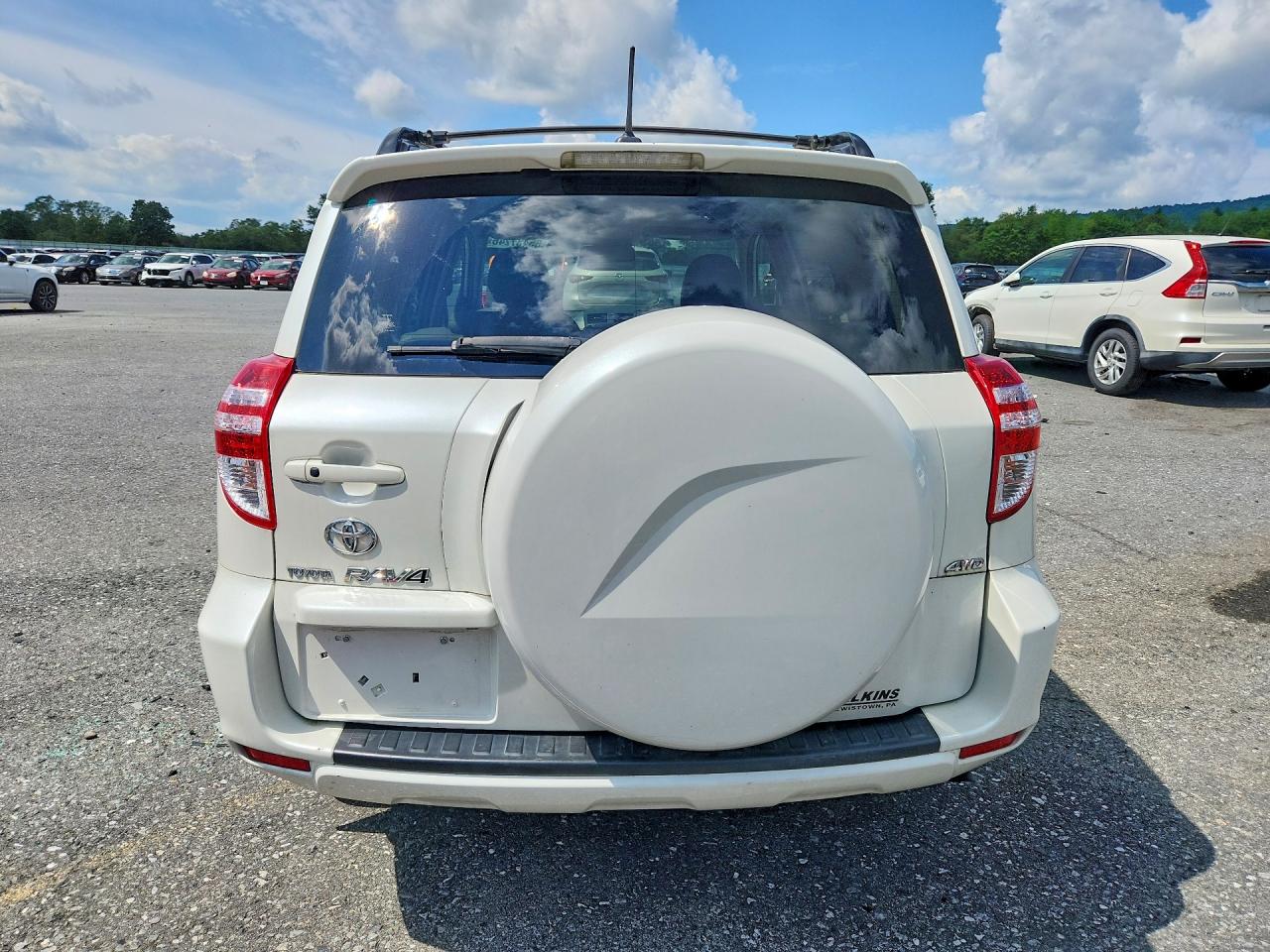 2010 Toyota Rav4 Limited Белый vin: JTMDF4DV3A5022396