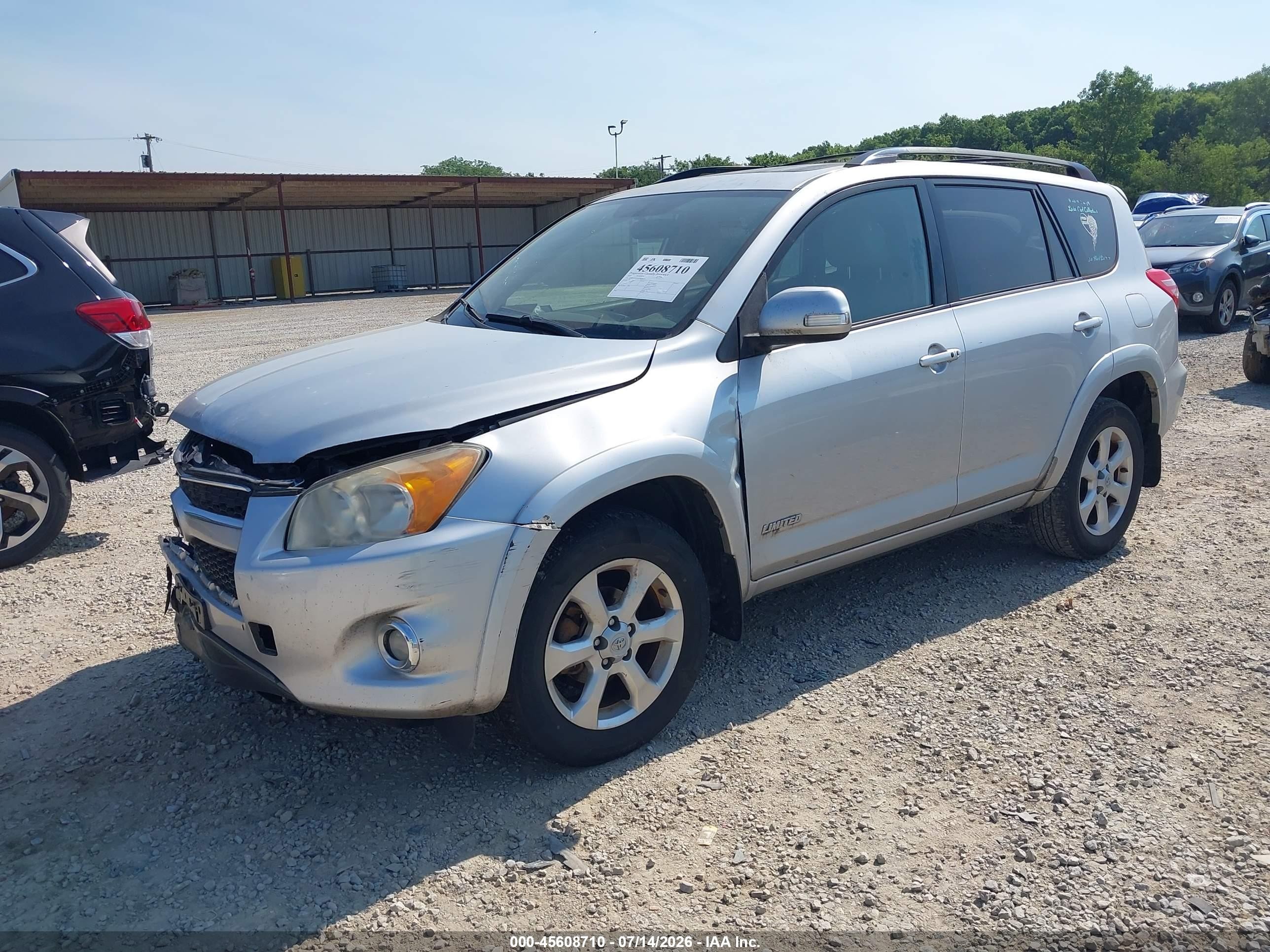 2010 Toyota Rav4 Limited Silver vin: JTMDF4DV4AD036376