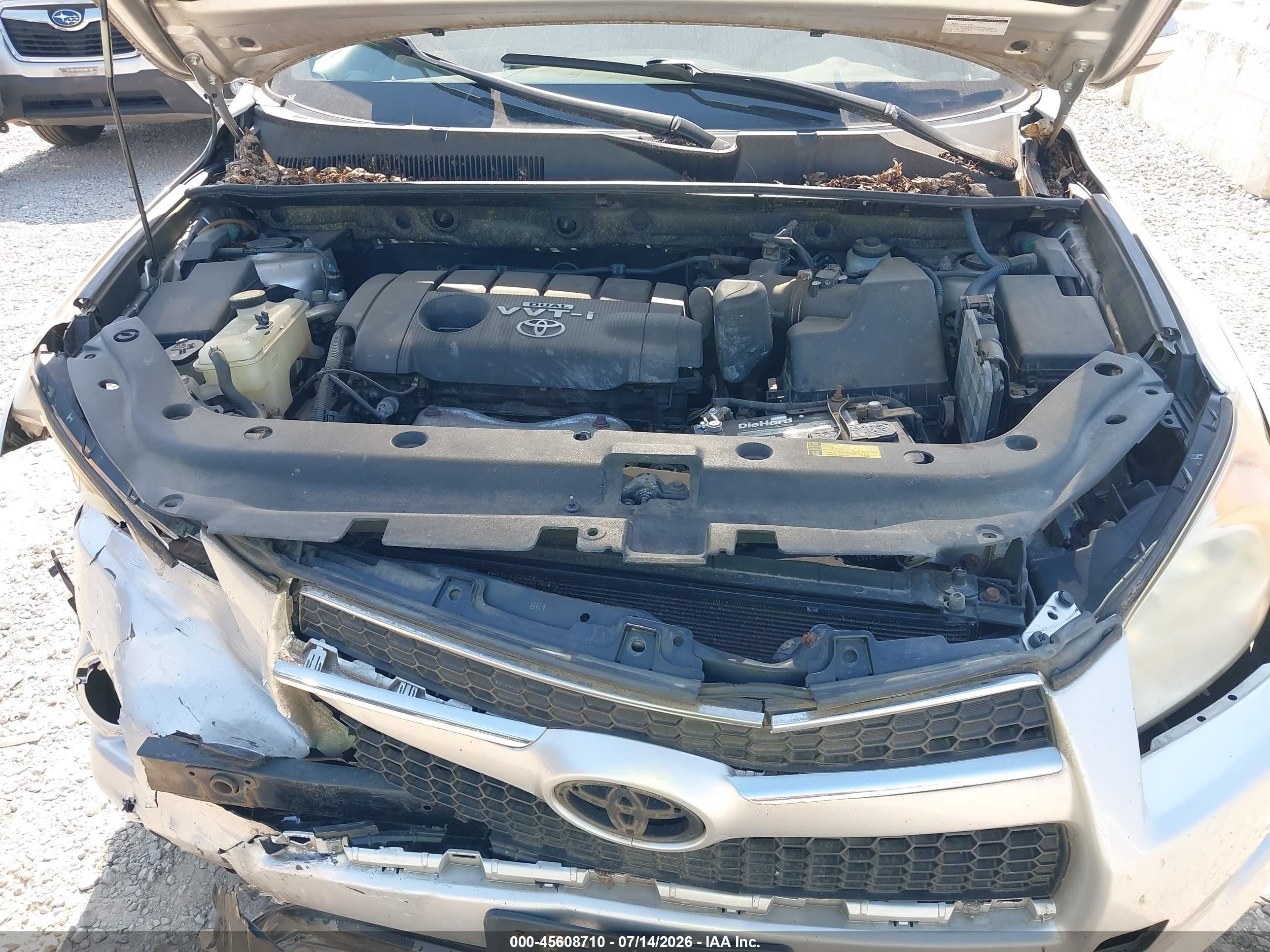 2010 Toyota Rav4 Limited Silver vin: JTMDF4DV4AD036376