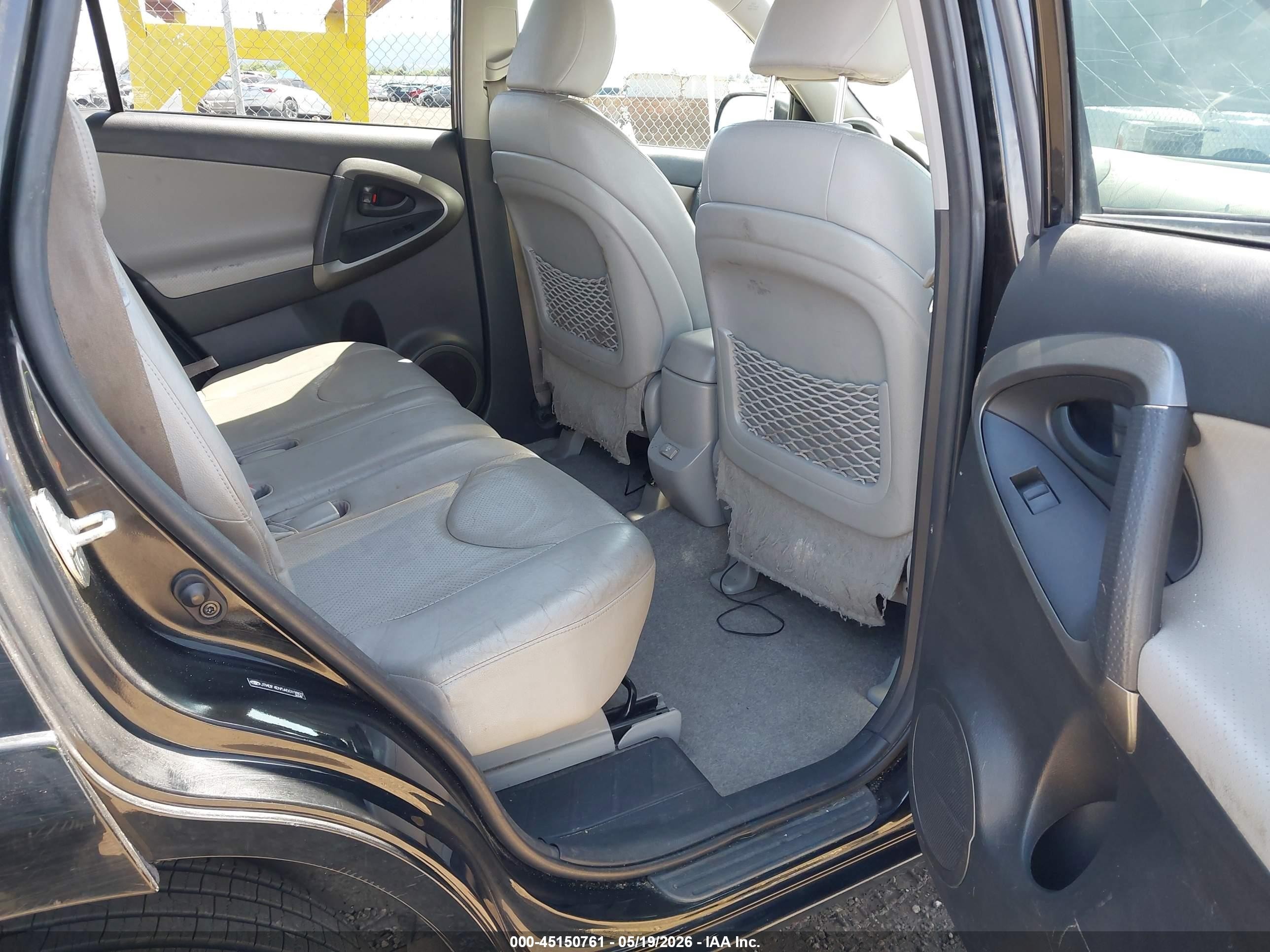2010 Toyota Rav4 Limited Black vin: JTMDF4DV5A5019807