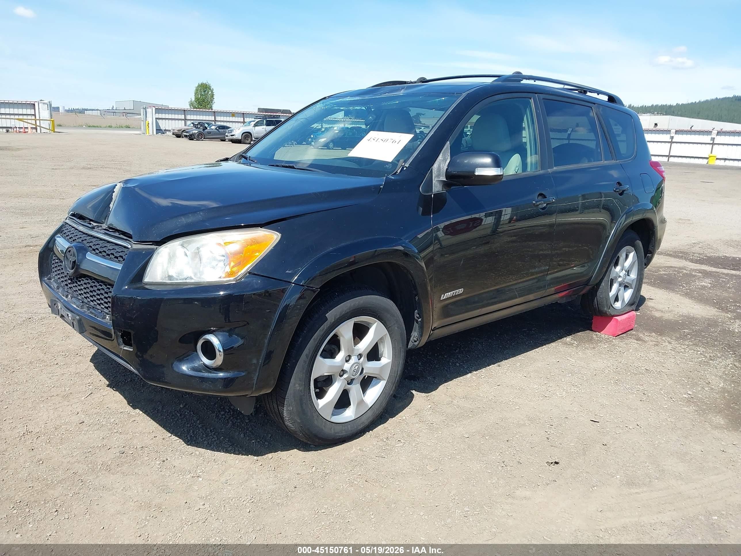 2010 Toyota Rav4 Limited Black vin: JTMDF4DV5A5019807