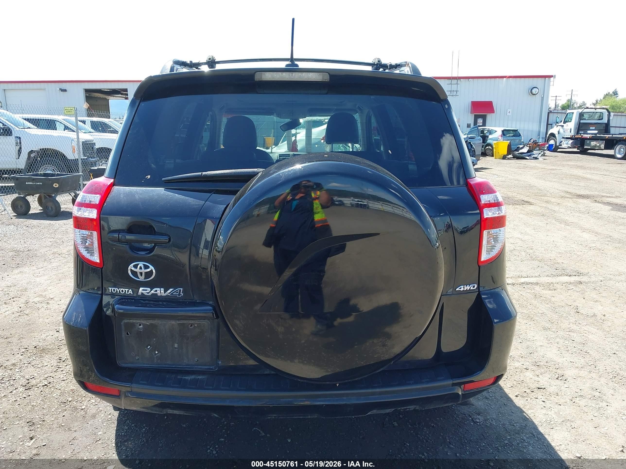 2010 Toyota Rav4 Limited Black vin: JTMDF4DV5A5019807