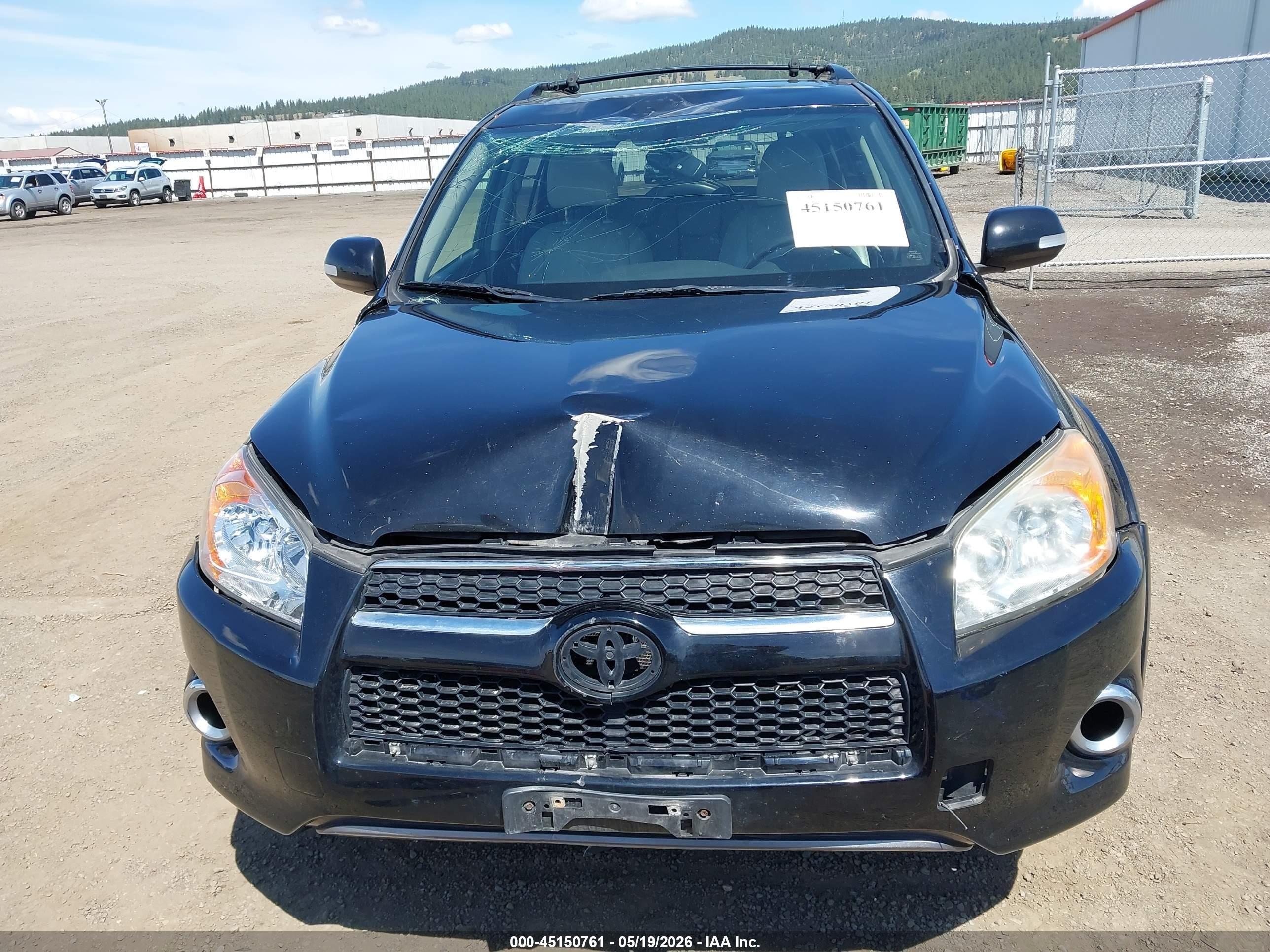 2010 Toyota Rav4 Limited Black vin: JTMDF4DV5A5019807