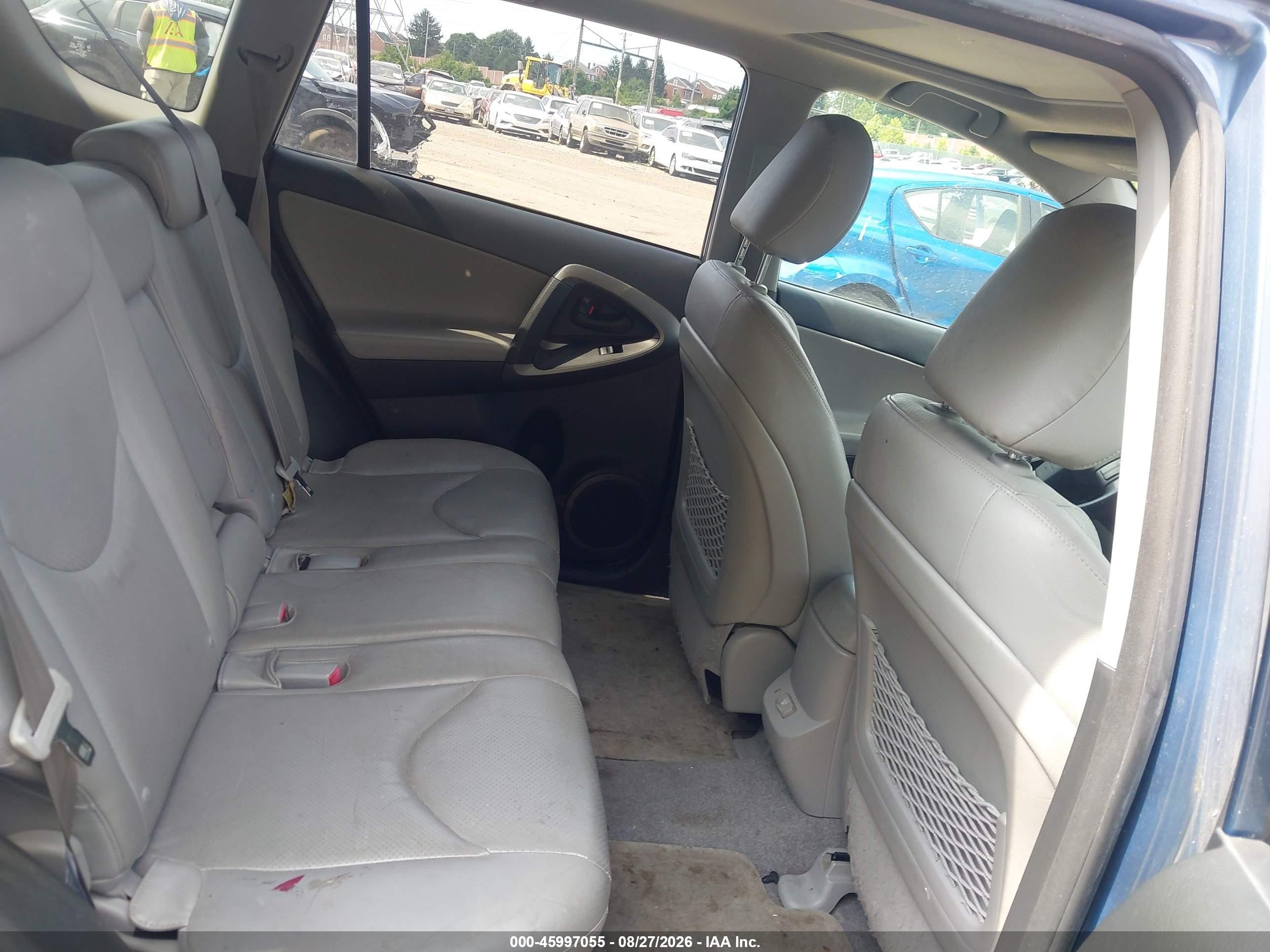 2010 Toyota Rav4 Limited Blue vin: JTMDF4DV5A5023226