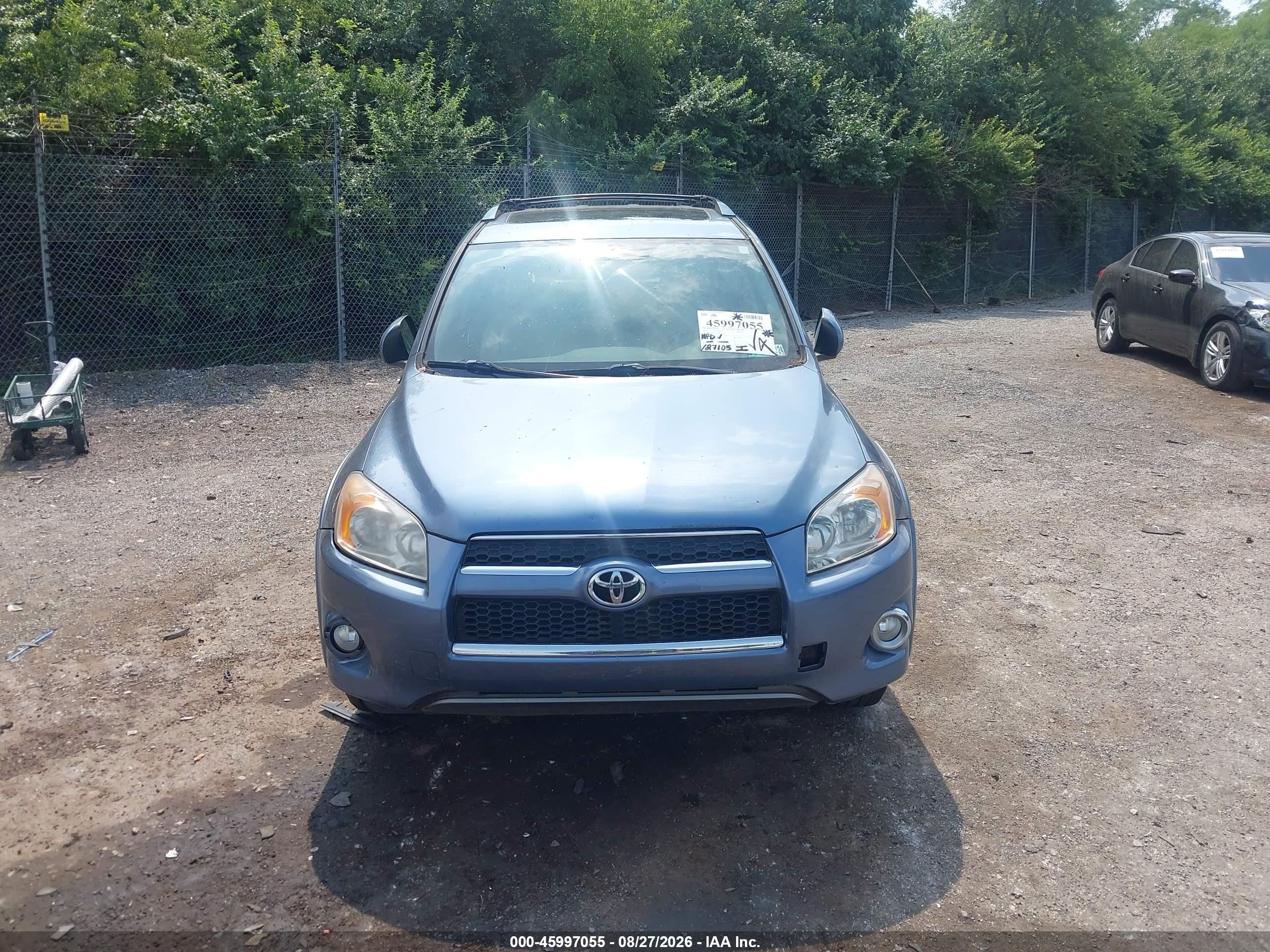 2010 Toyota Rav4 Limited Blue vin: JTMDF4DV5A5023226