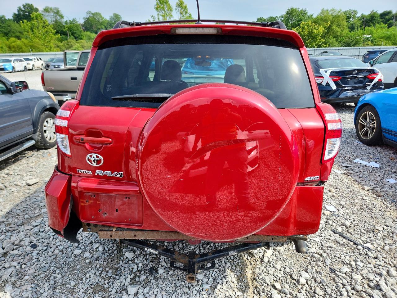 2010 Toyota Rav4 Limited Red vin: JTMDF4DV5A5026479