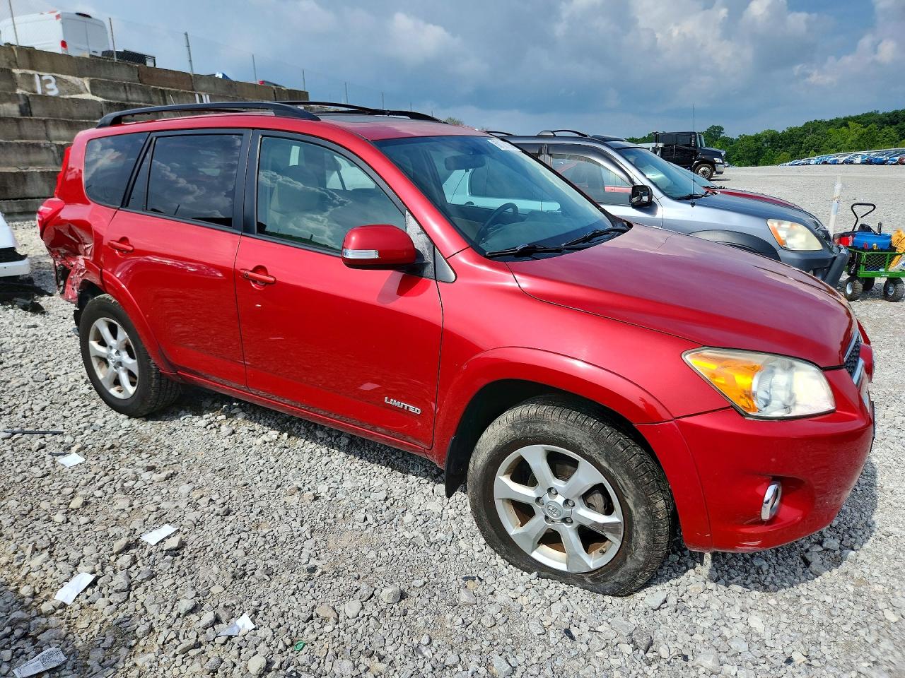 2010 Toyota Rav4 Limited Red vin: JTMDF4DV5A5026479
