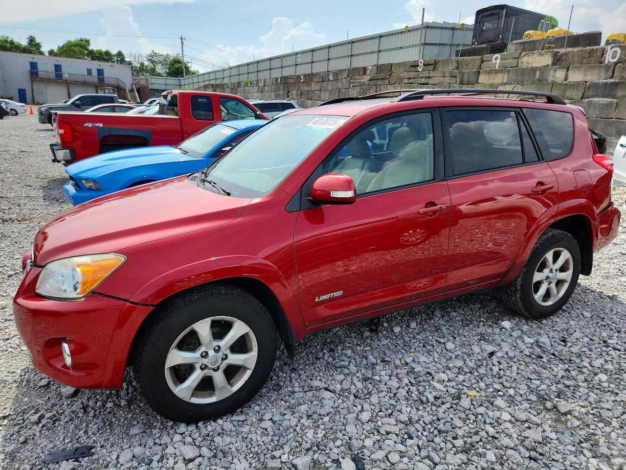 2010 Toyota Rav4 Limited Red vin: JTMDF4DV5A5026479