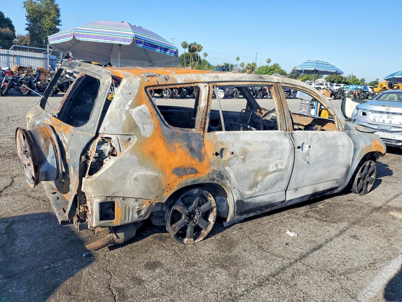 2010 Toyota Rav4 Limited Burn vin: JTMDF4DV6A5024479