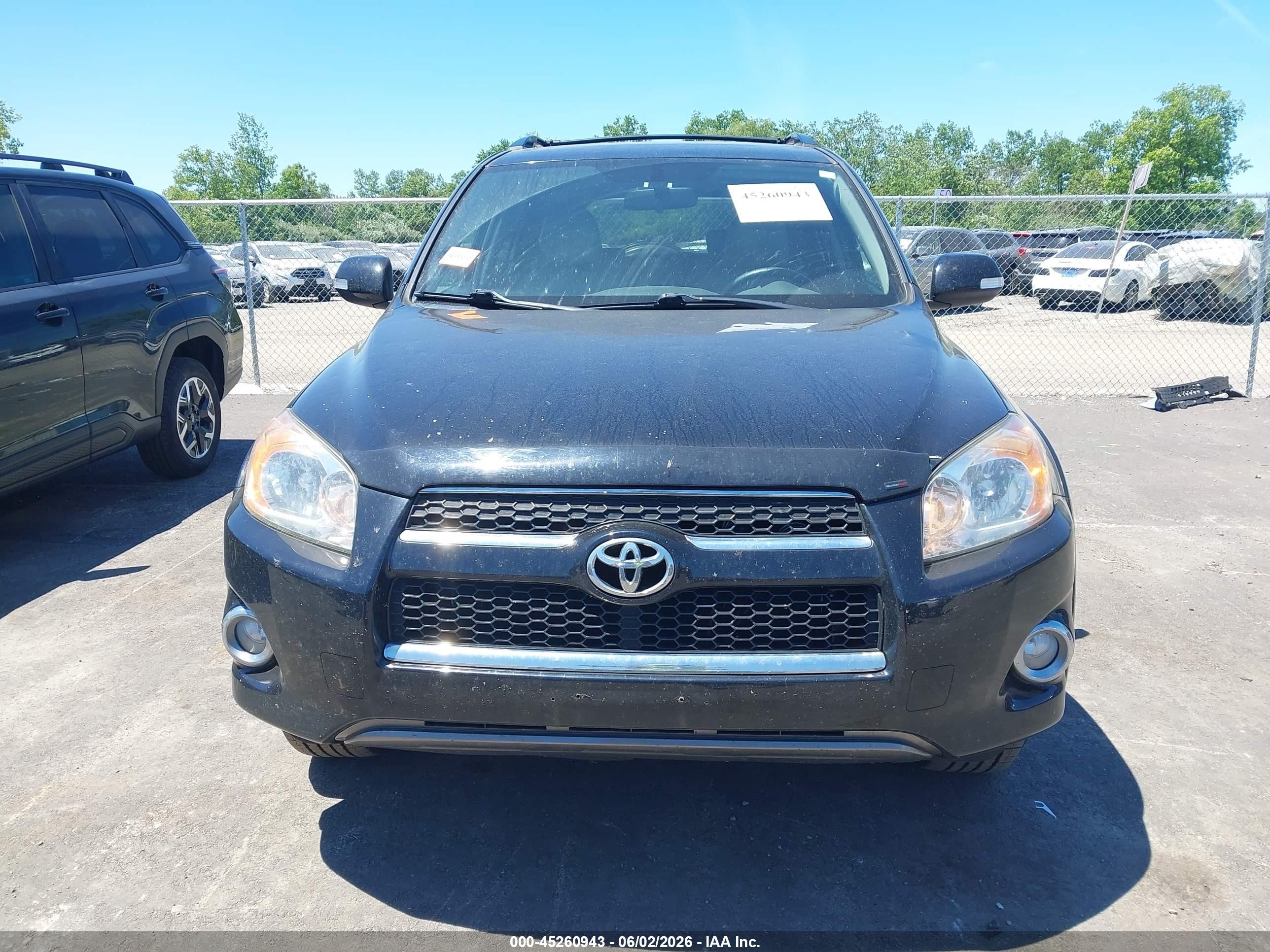 2010 Toyota Rav4 Limited Black vin: JTMDF4DV6AD029137