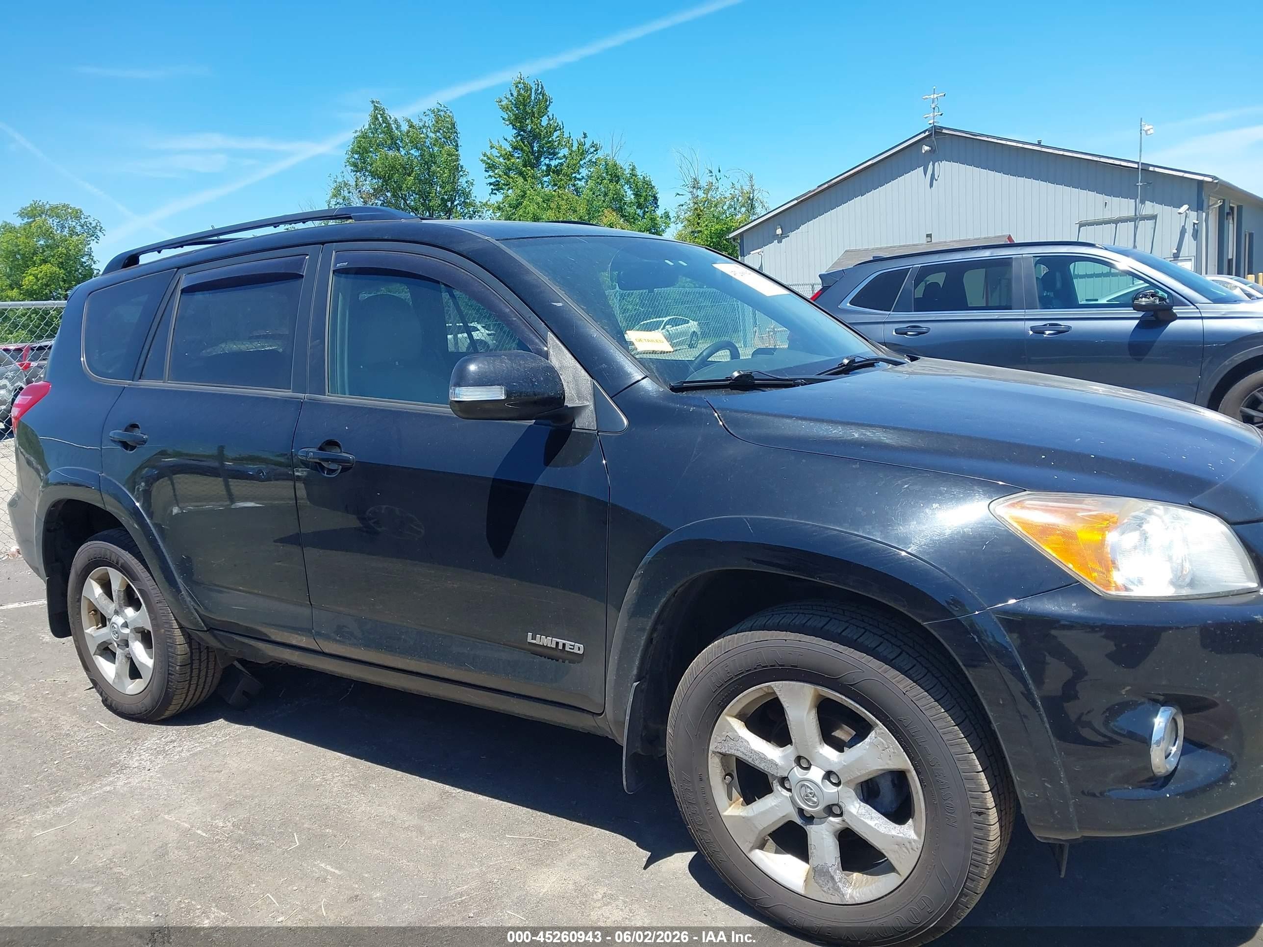 2010 Toyota Rav4 Limited Black vin: JTMDF4DV6AD029137