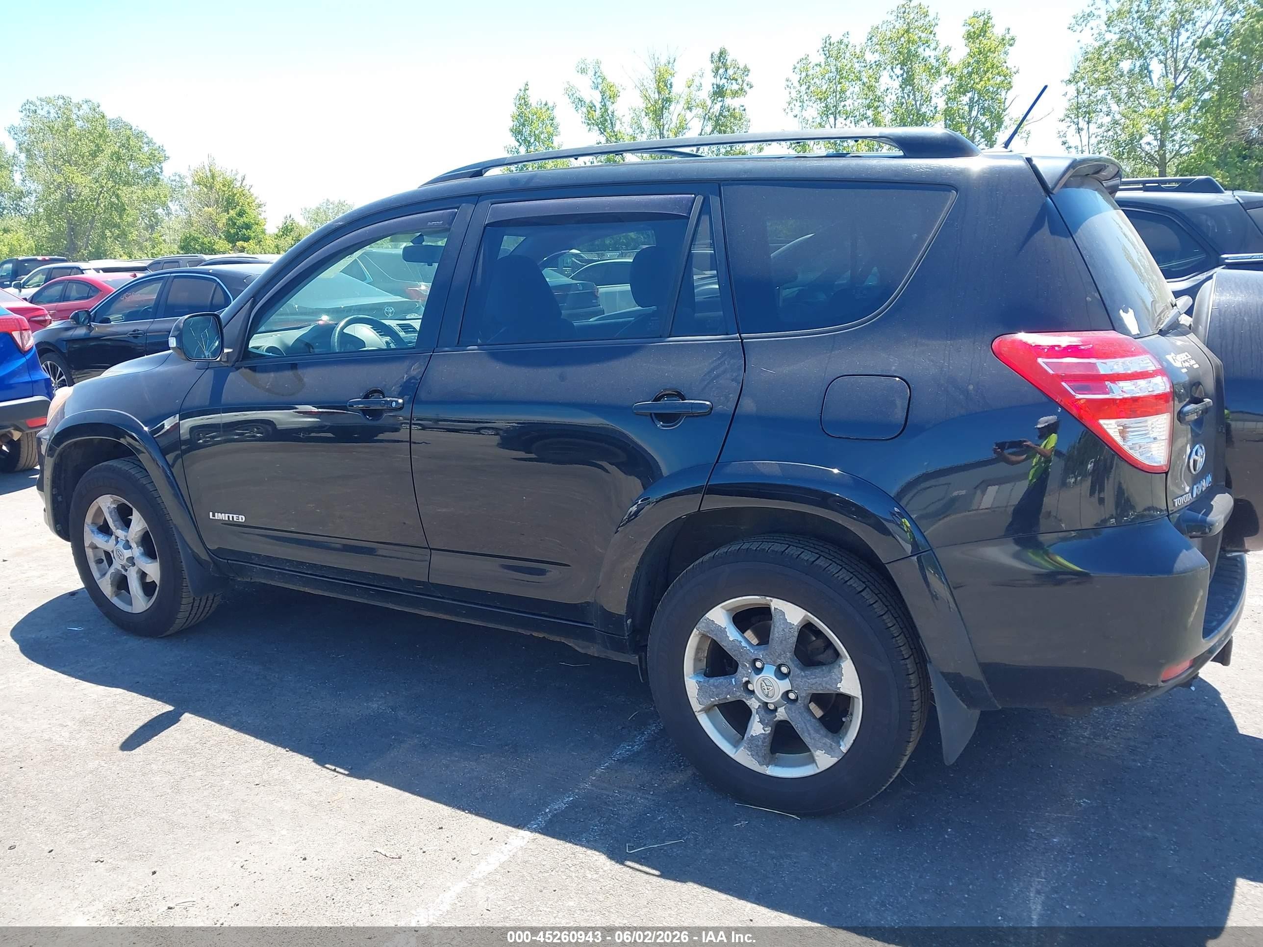 2010 Toyota Rav4 Limited Black vin: JTMDF4DV6AD029137