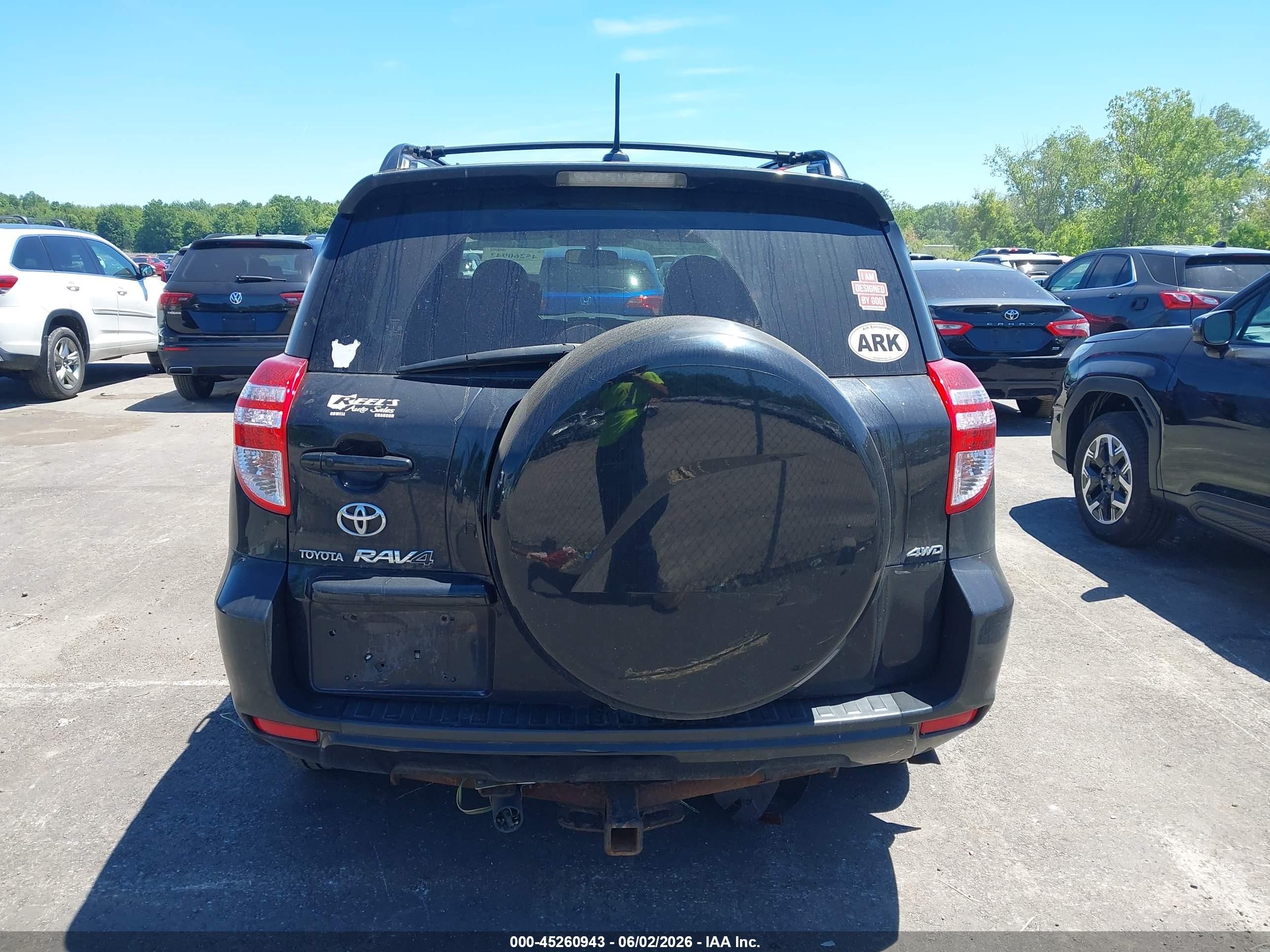 2010 Toyota Rav4 Limited Black vin: JTMDF4DV6AD029137