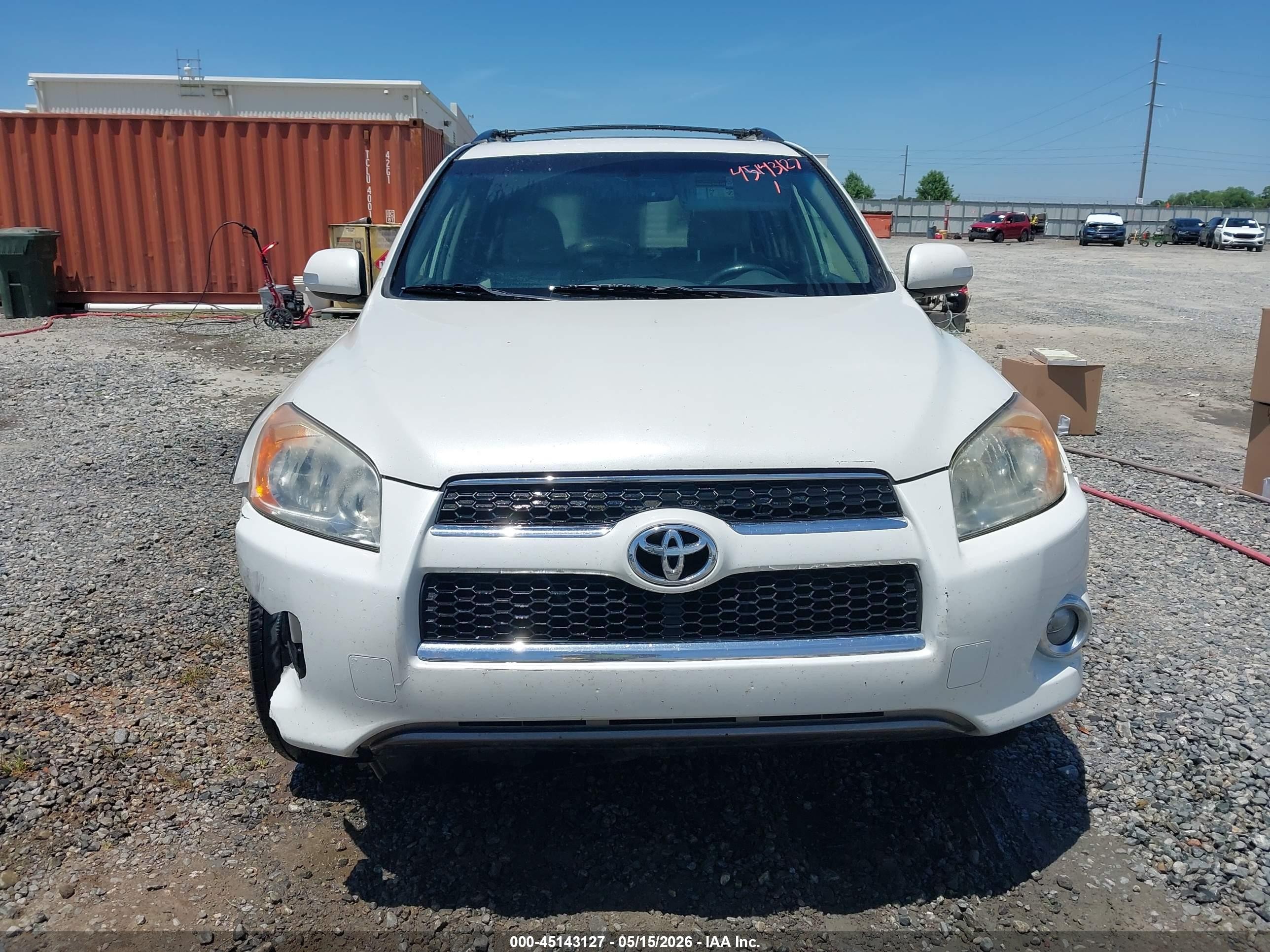 2010 Toyota Rav4 Limited White vin: JTMDF4DV7A5019145
