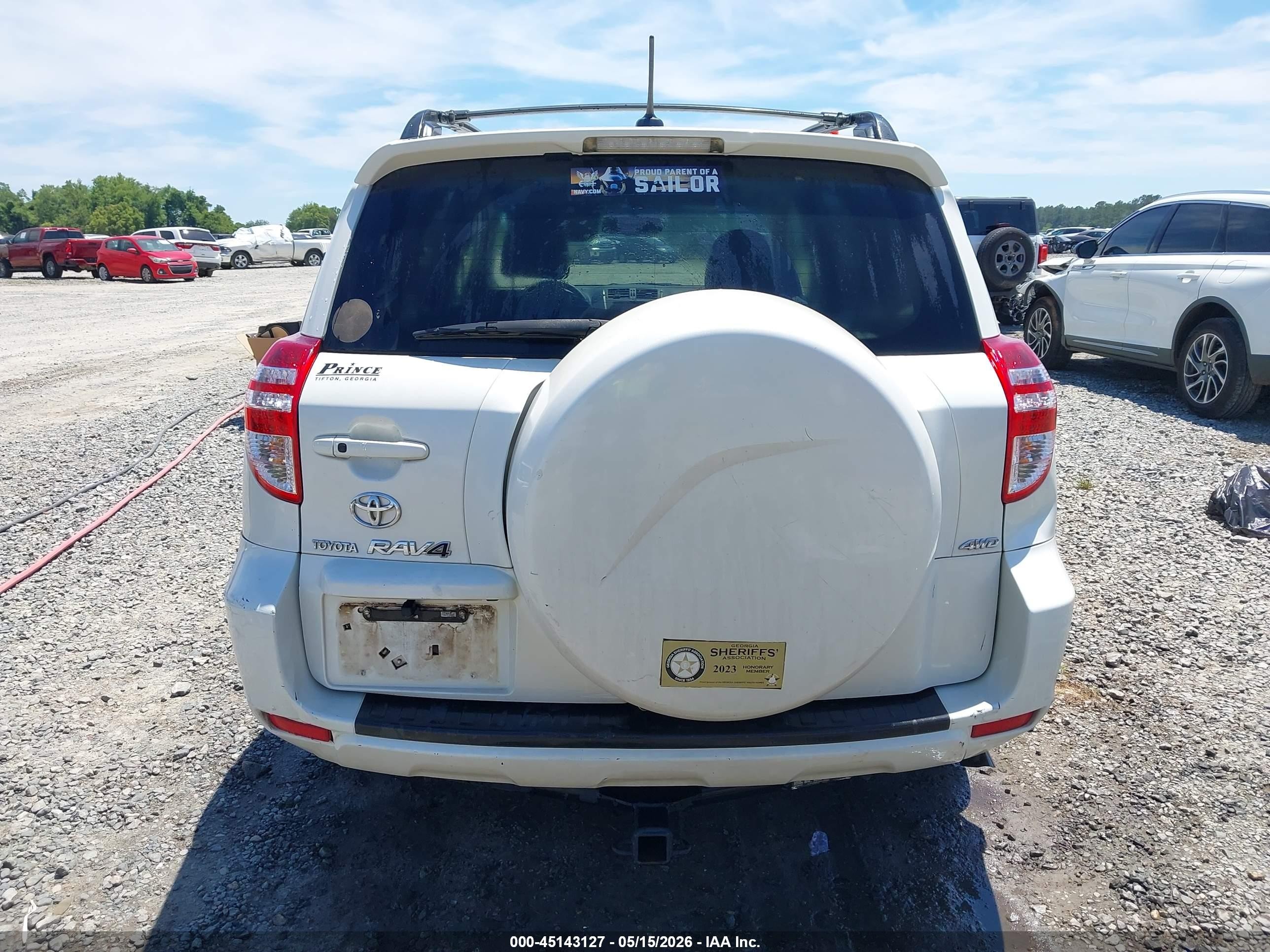 2010 Toyota Rav4 Limited White vin: JTMDF4DV7A5019145