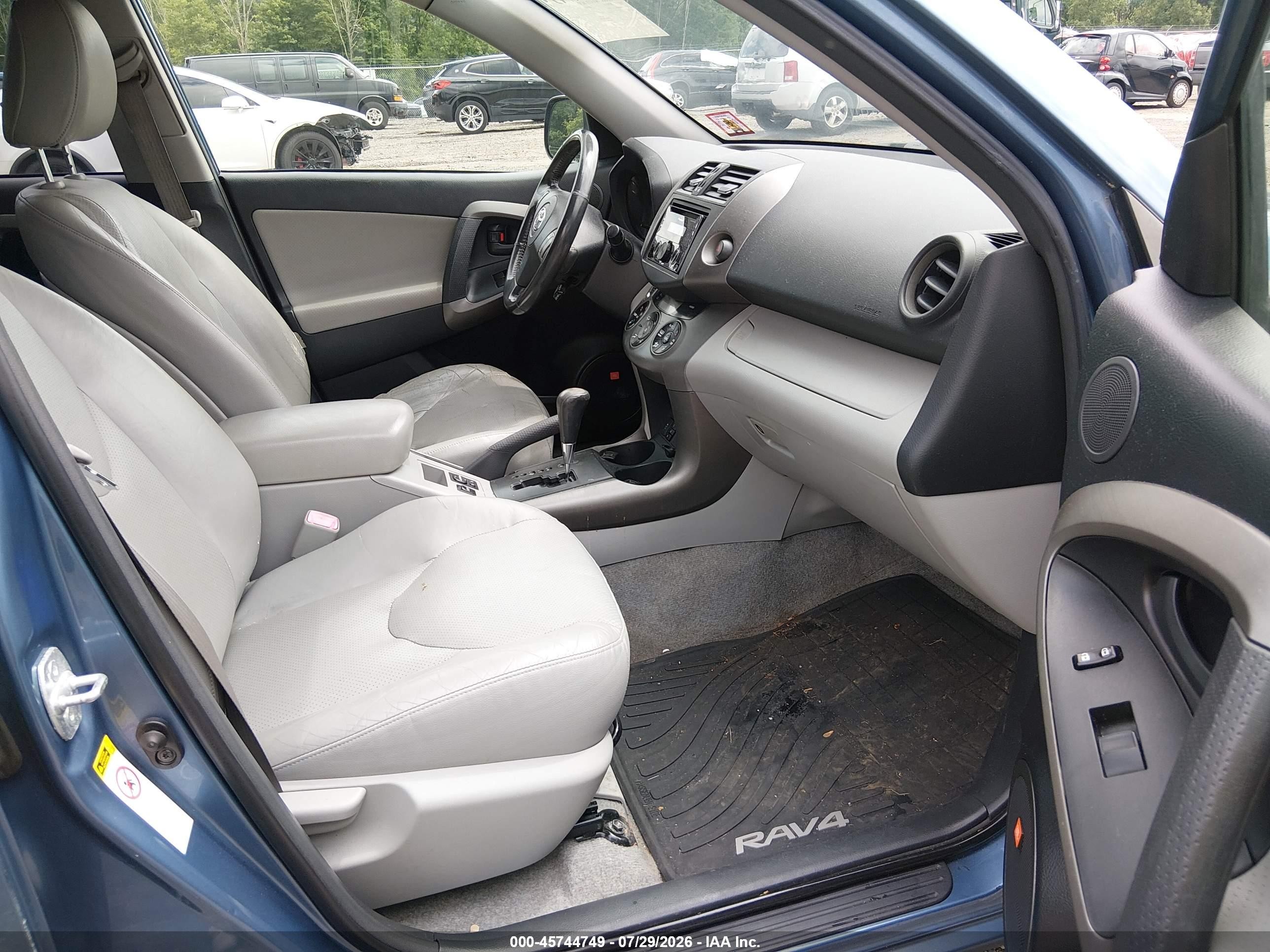 2010 Toyota Rav4 Limited Blue vin: JTMDF4DV7A5032932