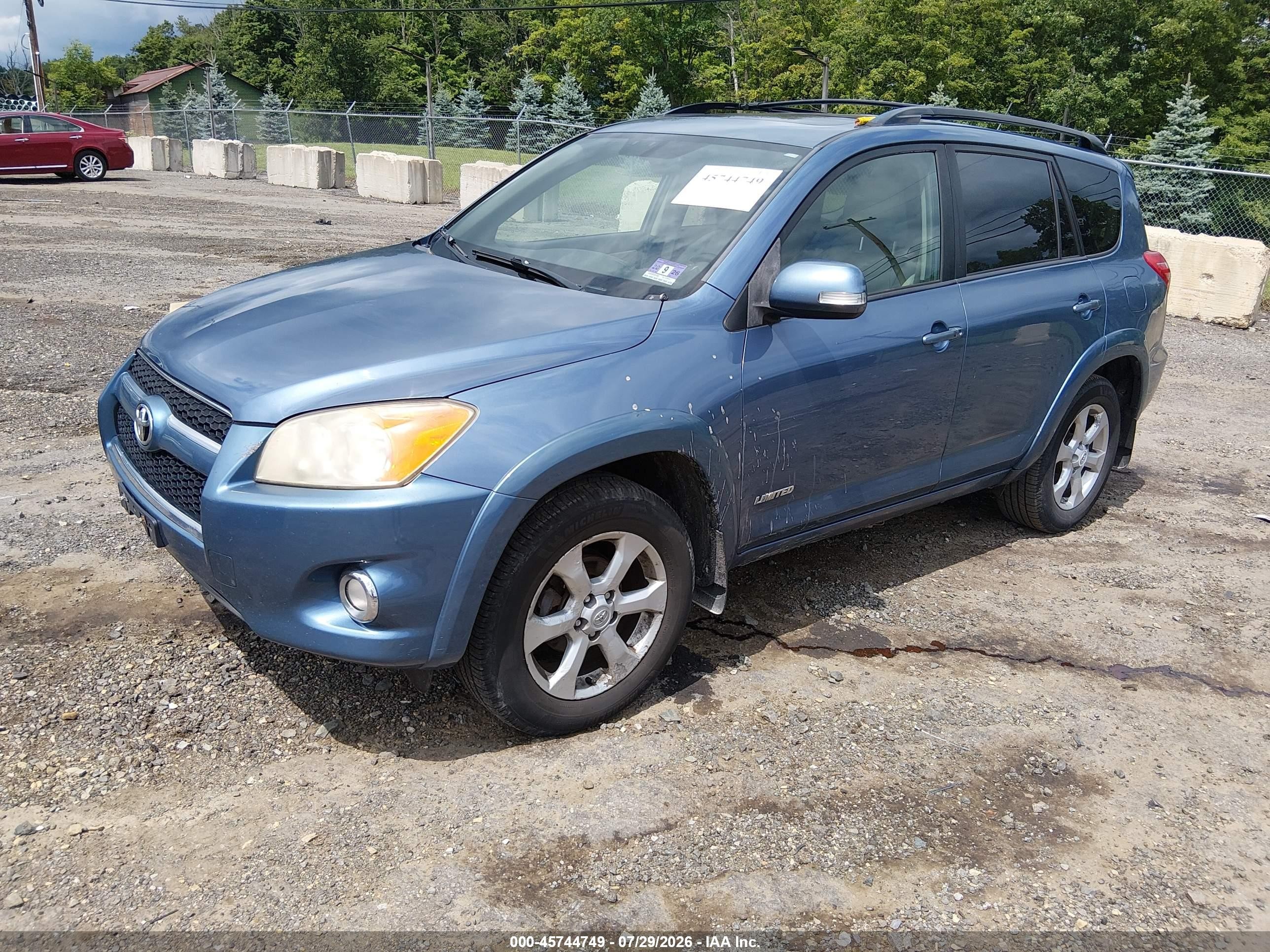 2010 Toyota Rav4 Limited Blue vin: JTMDF4DV7A5032932