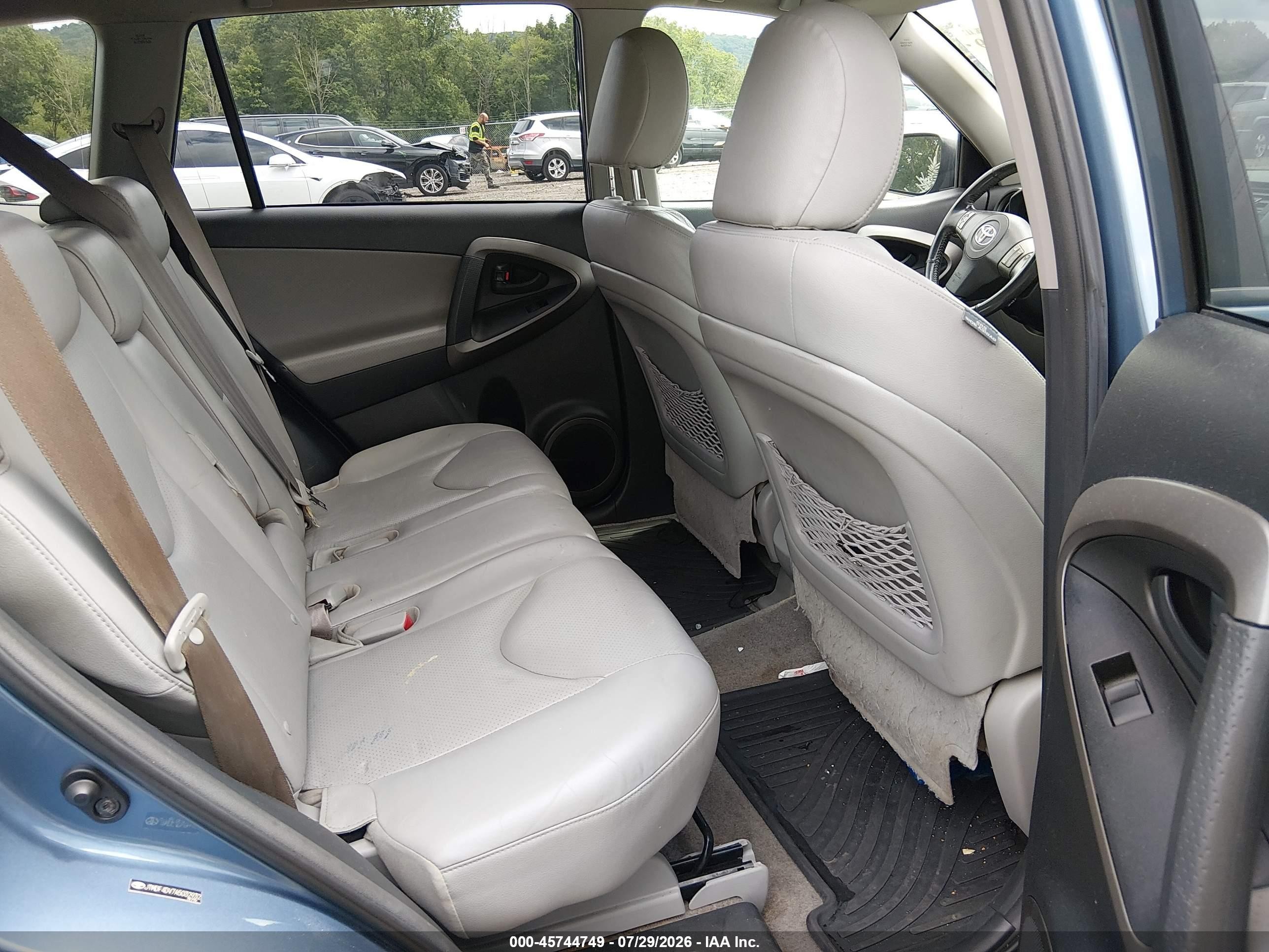 2010 Toyota Rav4 Limited Blue vin: JTMDF4DV7A5032932