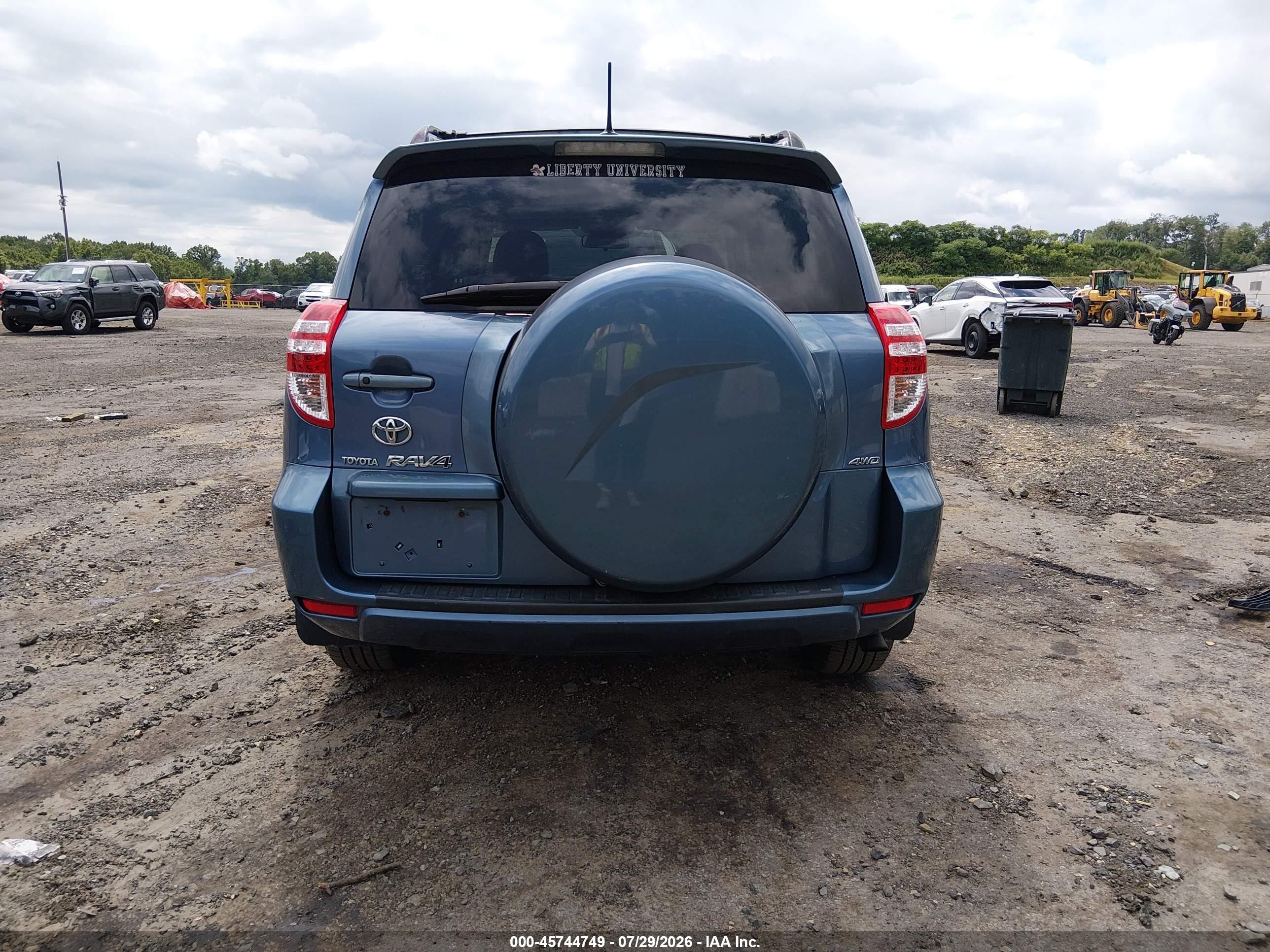 2010 Toyota Rav4 Limited Blue vin: JTMDF4DV7A5032932