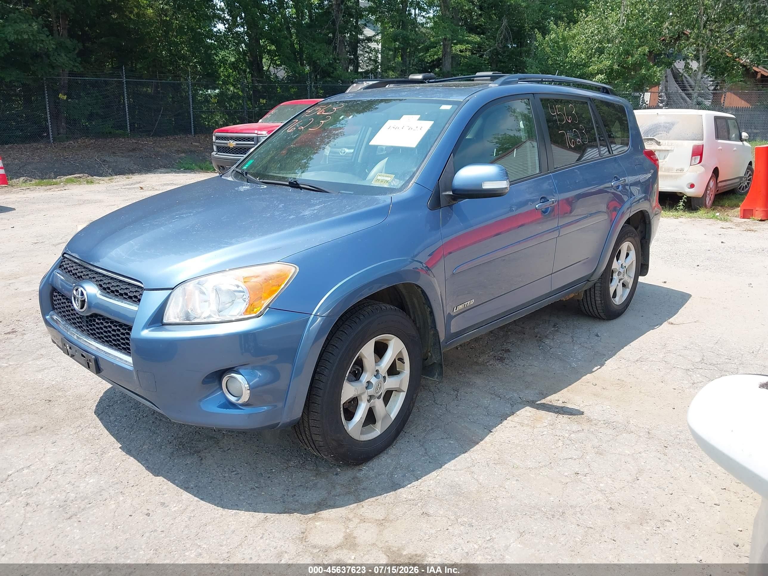 2010 Toyota Rav4 Limited Синий vin: JTMDF4DV8A5029795