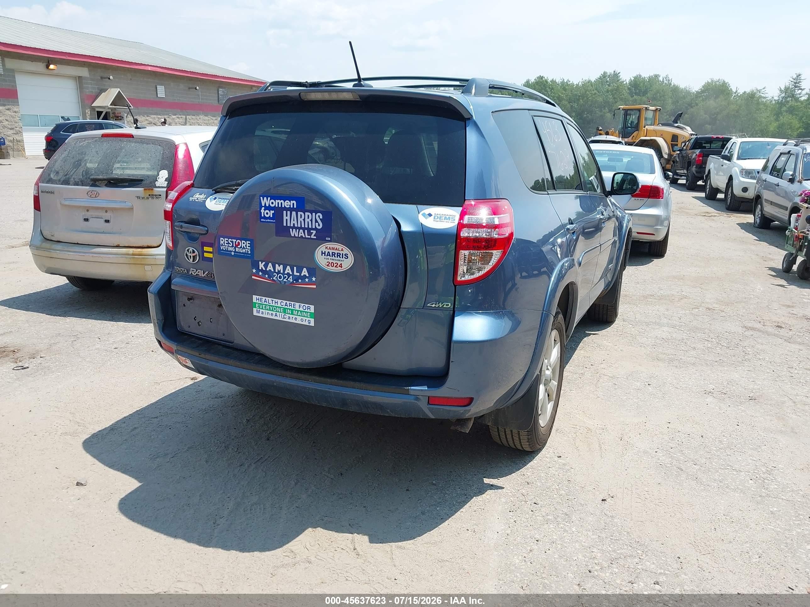 2010 Toyota Rav4 Limited Синий vin: JTMDF4DV8A5029795