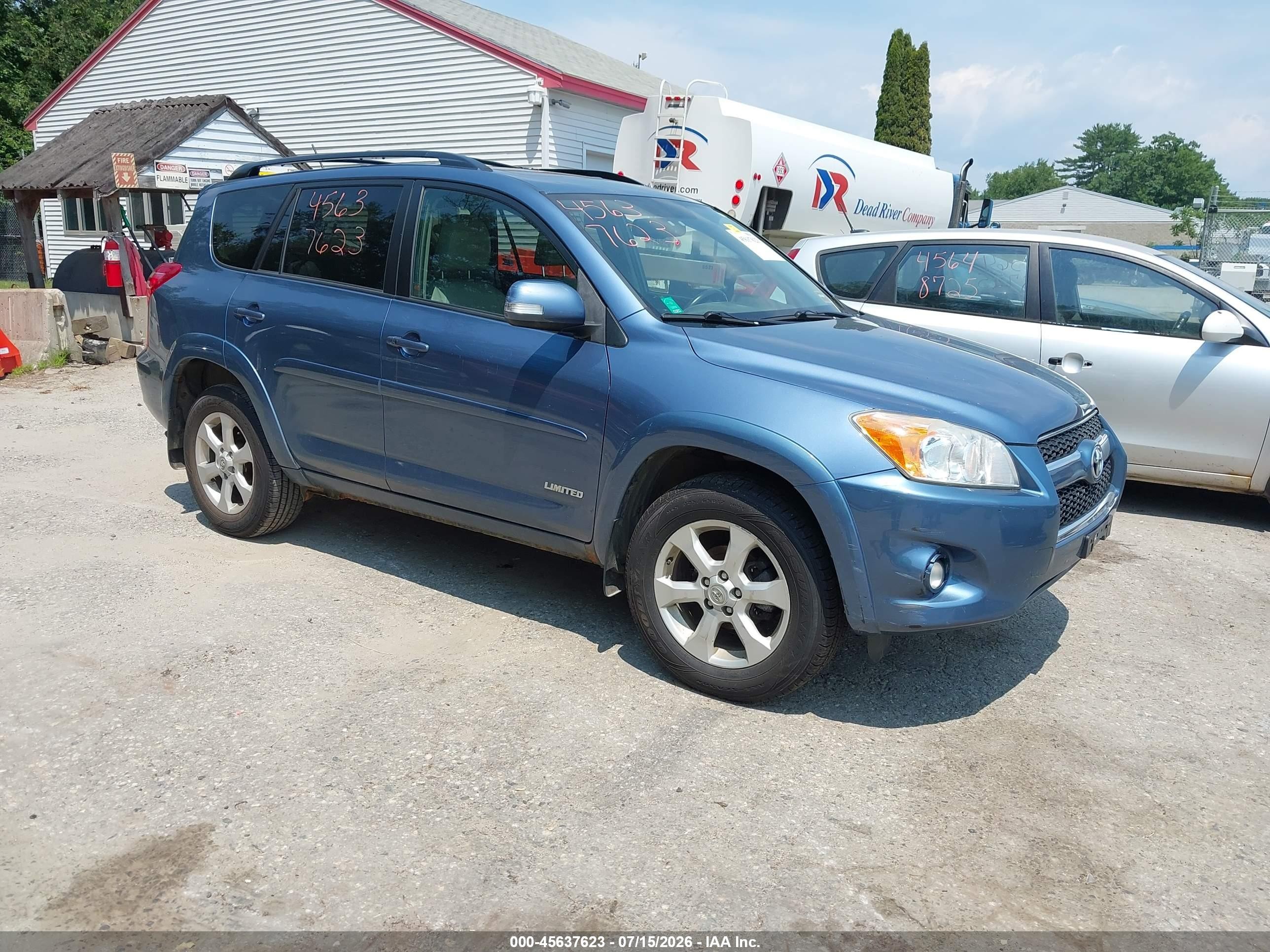 2010 Toyota Rav4 Limited Blue vin: JTMDF4DV8A5029795