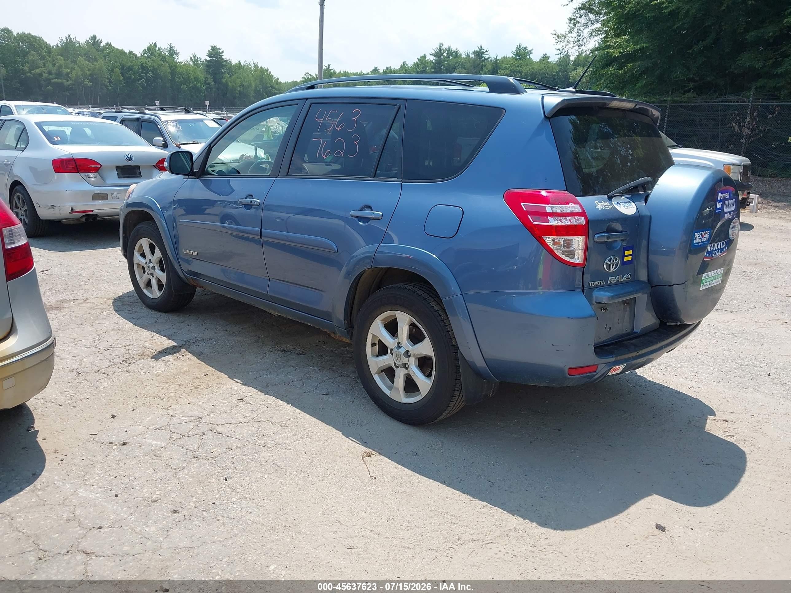 2010 Toyota Rav4 Limited Синий vin: JTMDF4DV8A5029795
