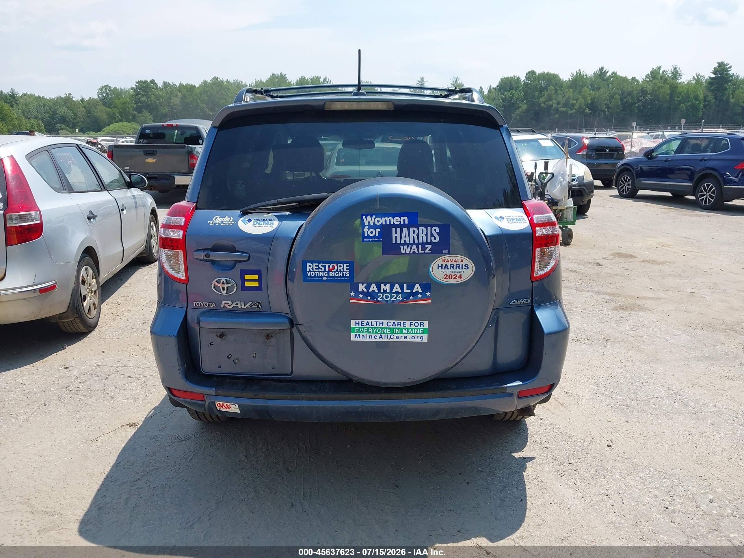 2010 Toyota Rav4 Limited Синий vin: JTMDF4DV8A5029795