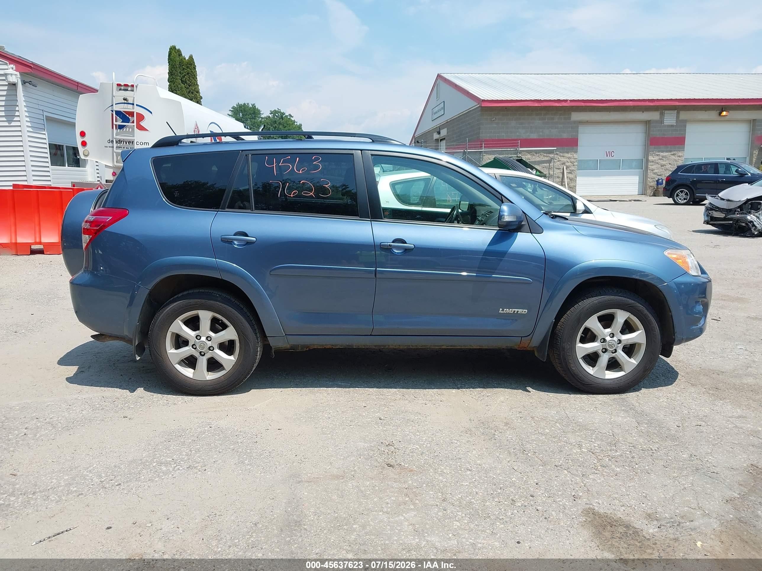 2010 Toyota Rav4 Limited Синий vin: JTMDF4DV8A5029795