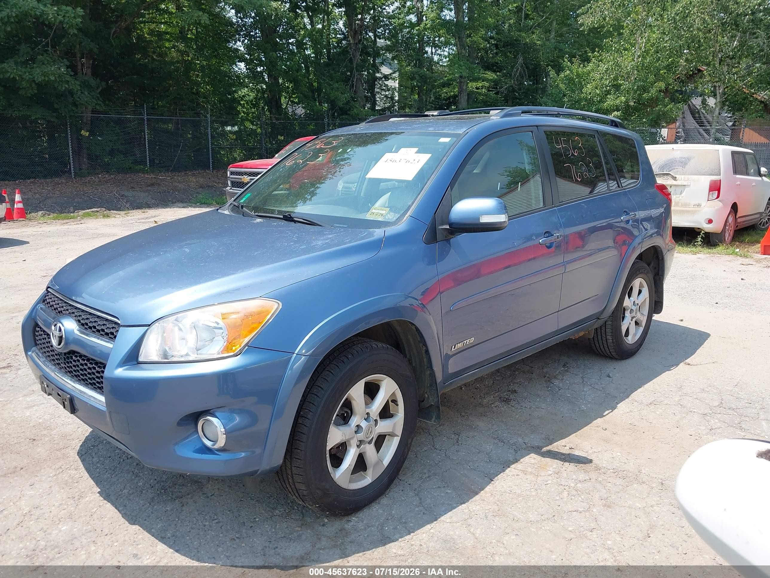 2010 Toyota Rav4 Limited Синий vin: JTMDF4DV8A5029795