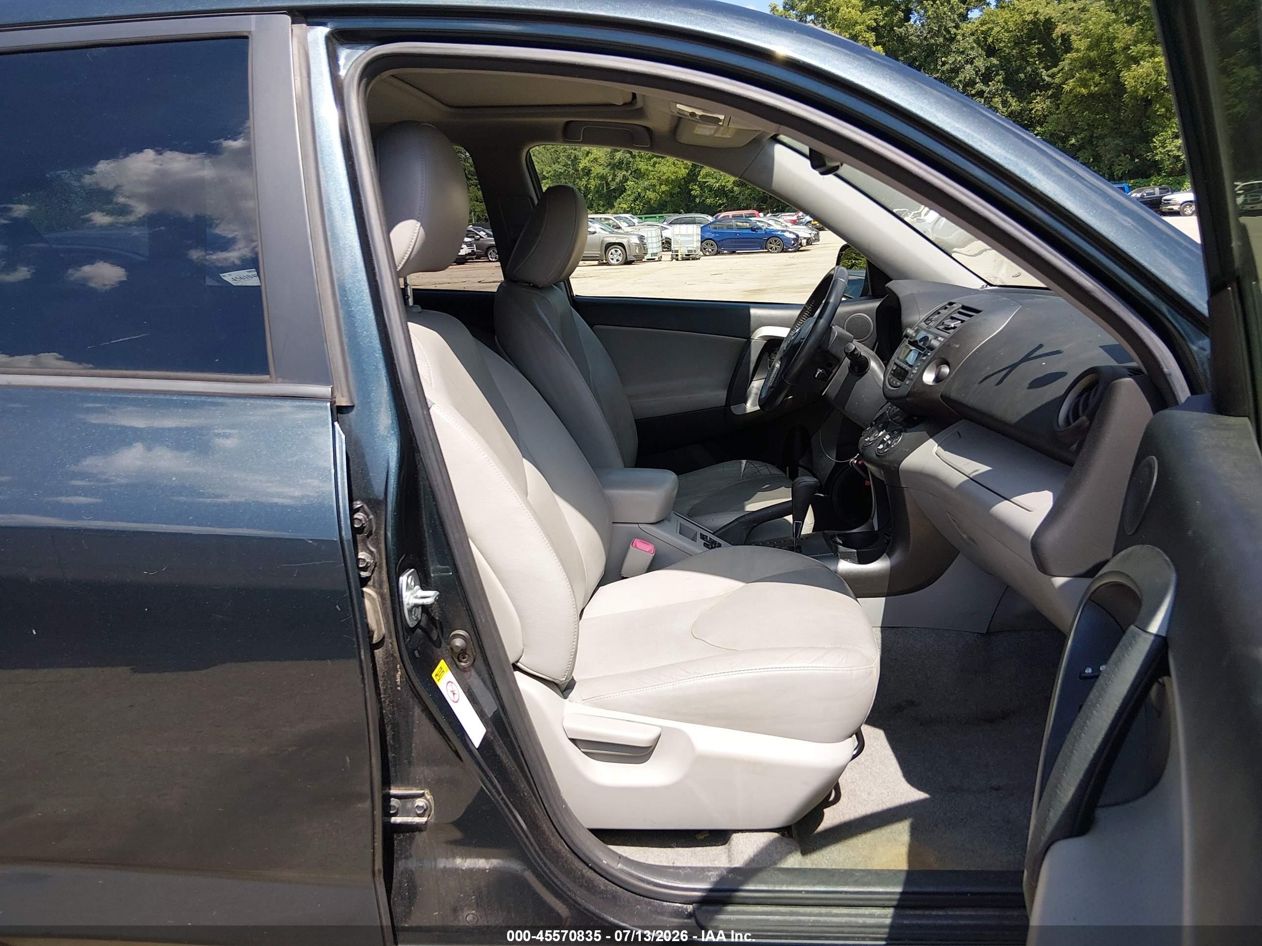 2010 Toyota Rav4 Limited Teal vin: JTMDF4DV9AD028435