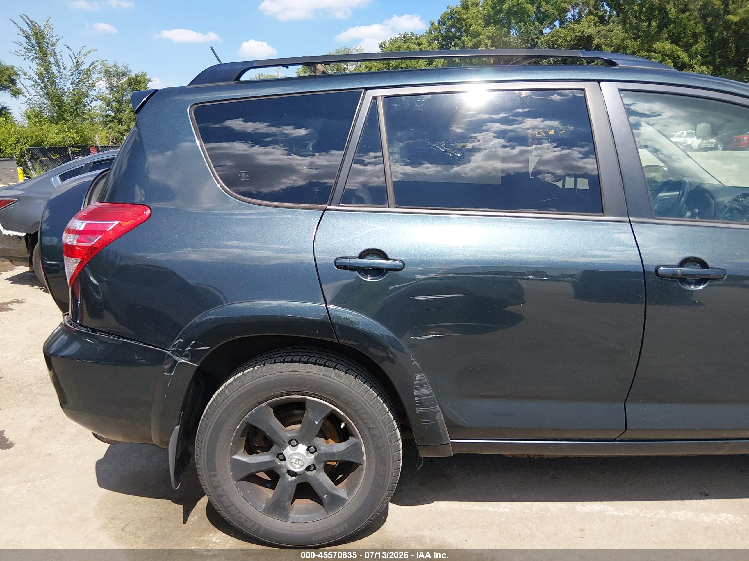 2010 Toyota Rav4 Limited Teal vin: JTMDF4DV9AD028435