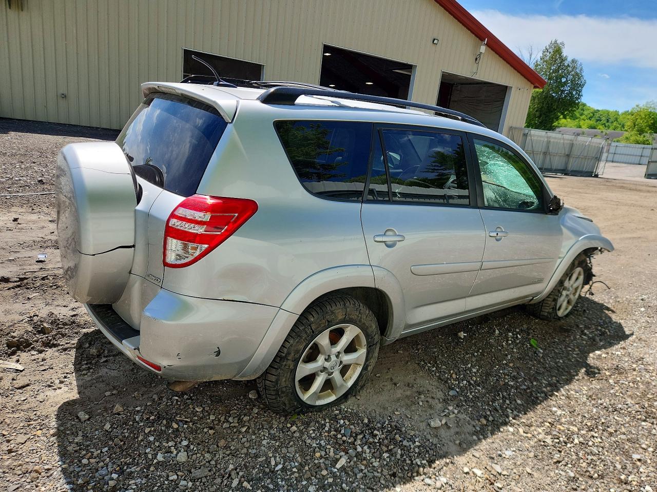 2012 Toyota Rav4 Limited Серебряный vin: JTMDF4DV9CD043343