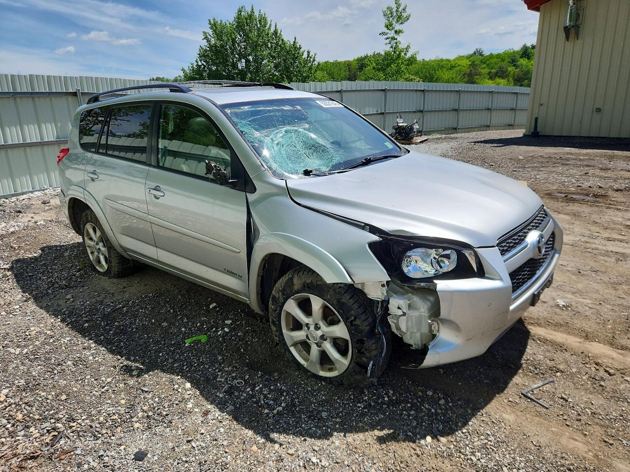 2012 Toyota Rav4 Limited Серебряный vin: JTMDF4DV9CD043343